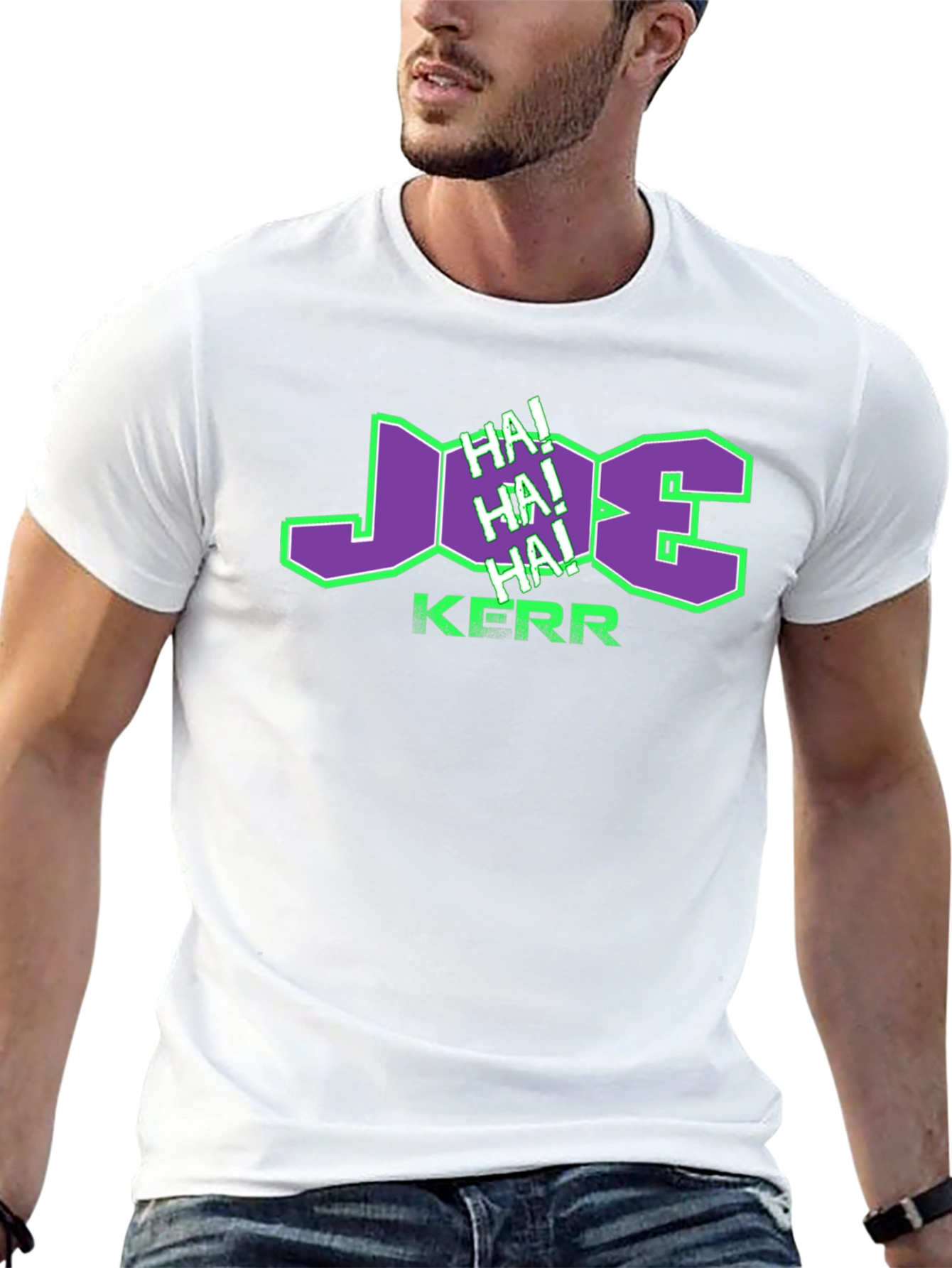 Black Joe Kerr HA! HA! HA! T-Shirt view 13