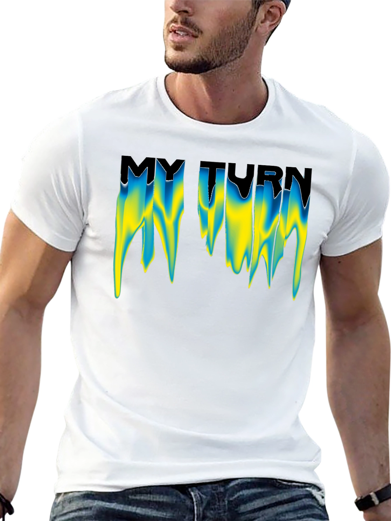 Black My Turn Graphic Tee - Drip Design view 13