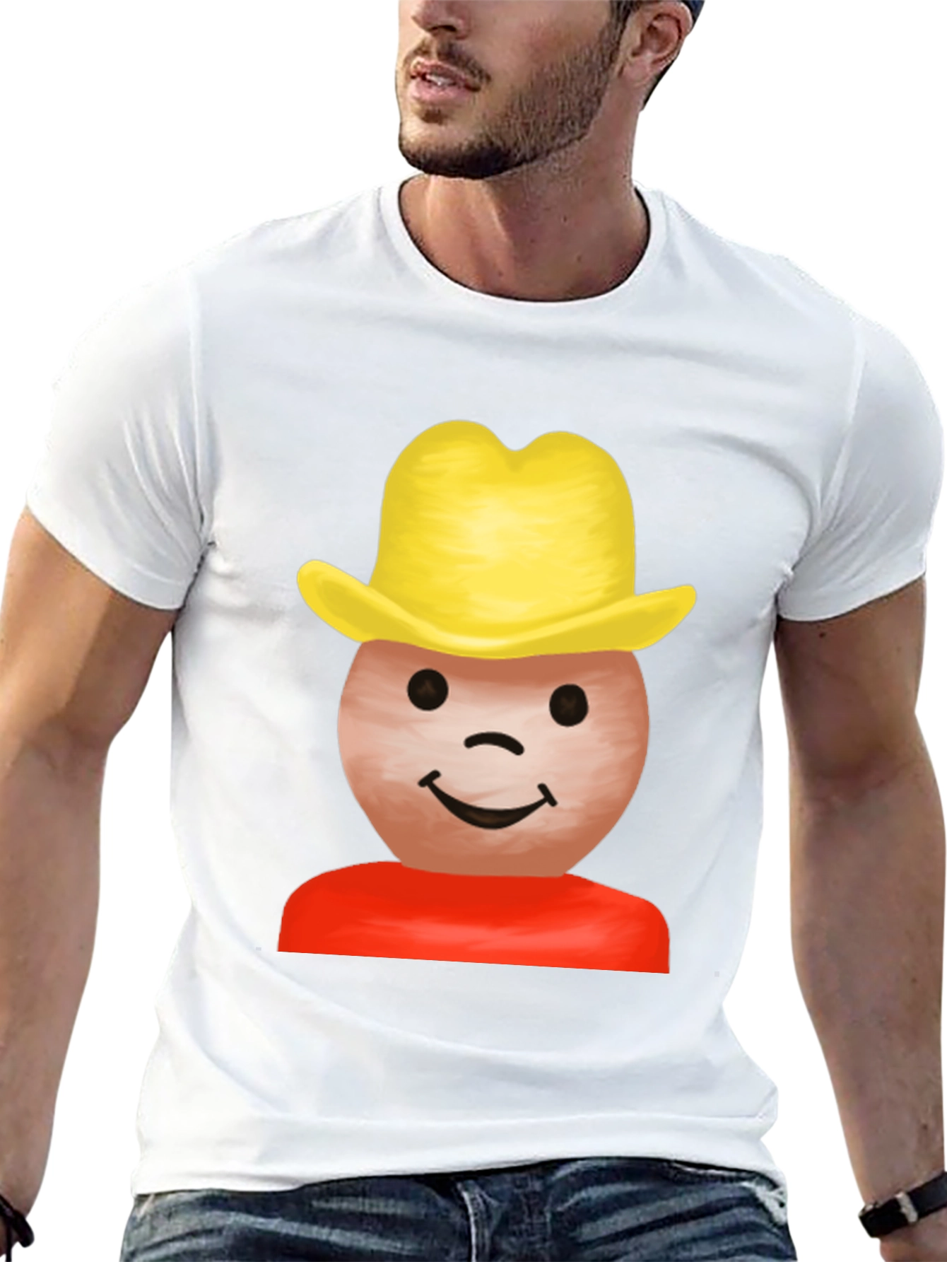 Black Cowboy Emoji Graphic Tee - Black T-Shirt view 13