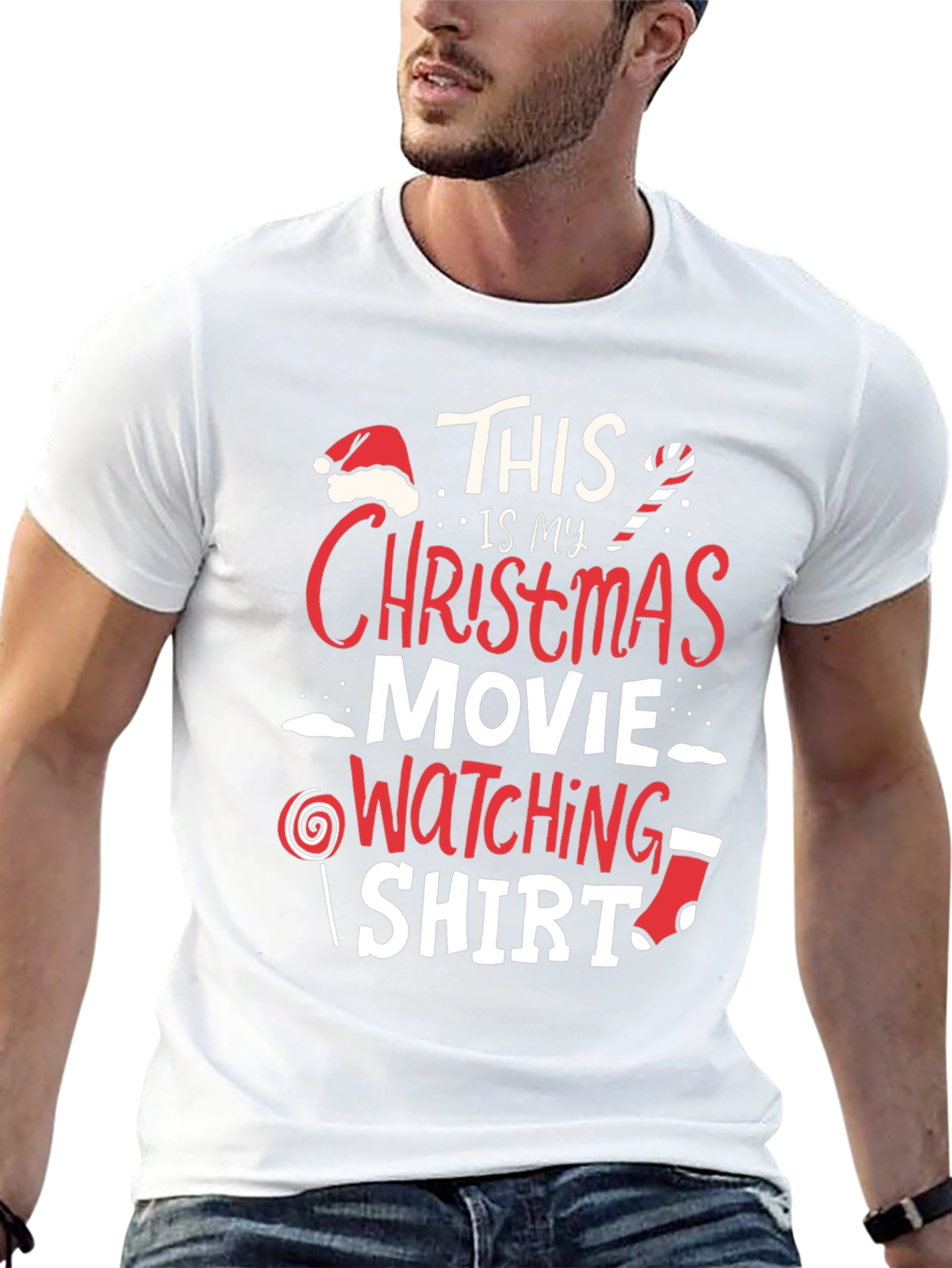 Black Christmas Movie Watching Shirt view 13