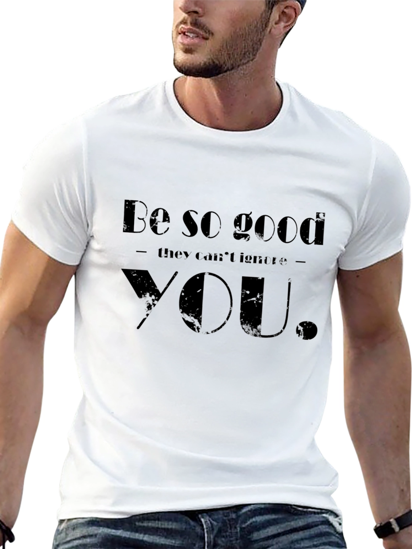 Black Be So Good T-Shirt - Motivational Tee view 13
