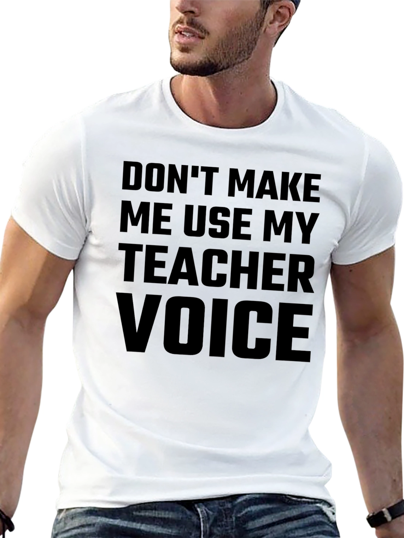 Black Teacher Voice T-Shirt Funny Novelty Teaching Shirt view 13