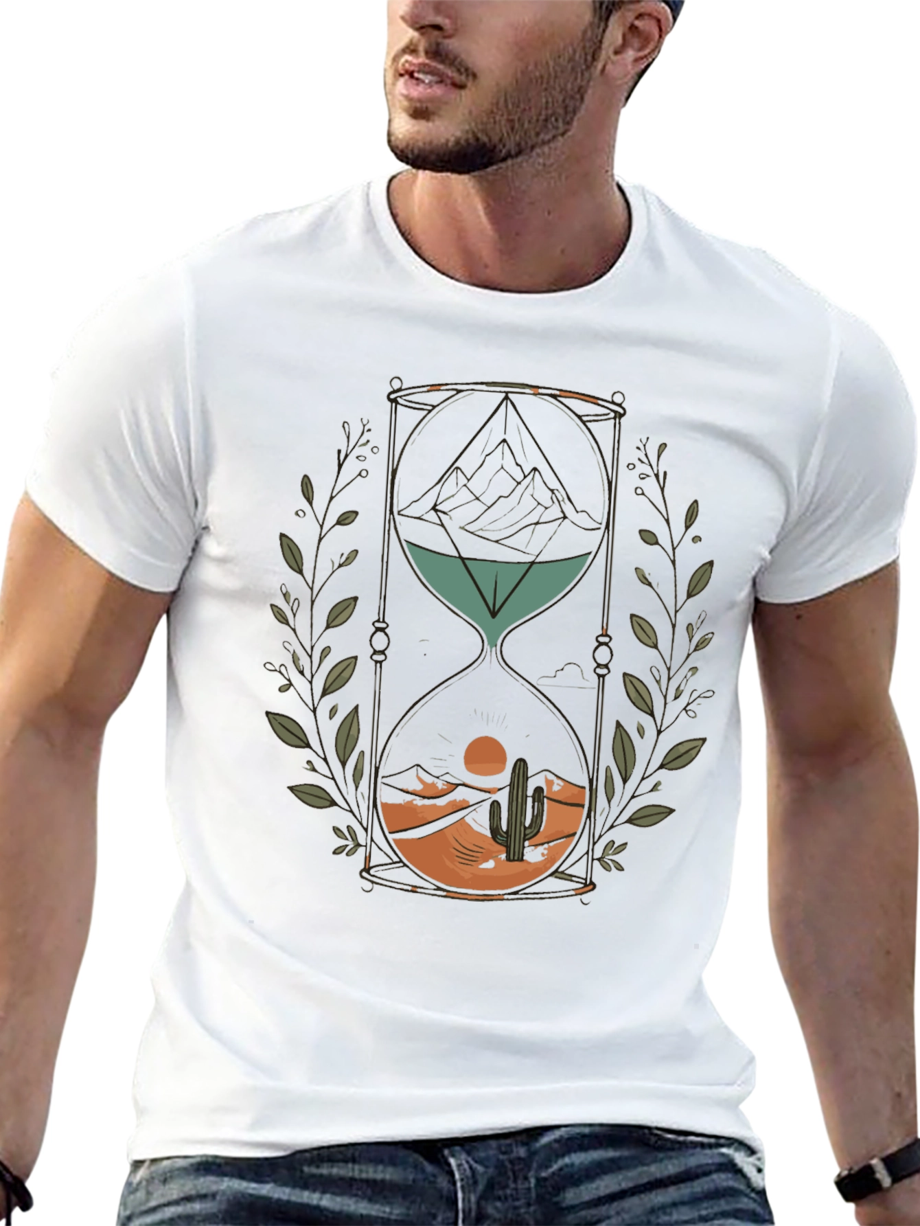 Desert Hourglass Graphic T-Shirt - Unisex - 13