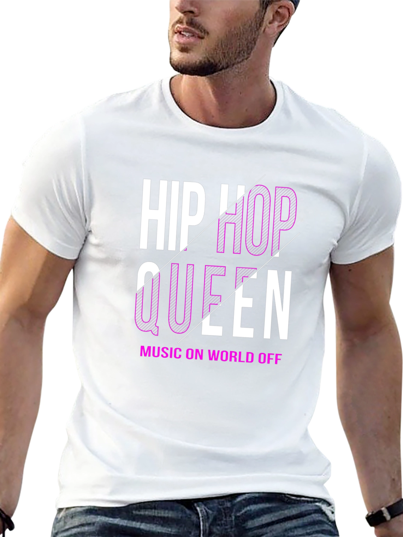 Black Hip Hop Queen Graphic Tee view 13