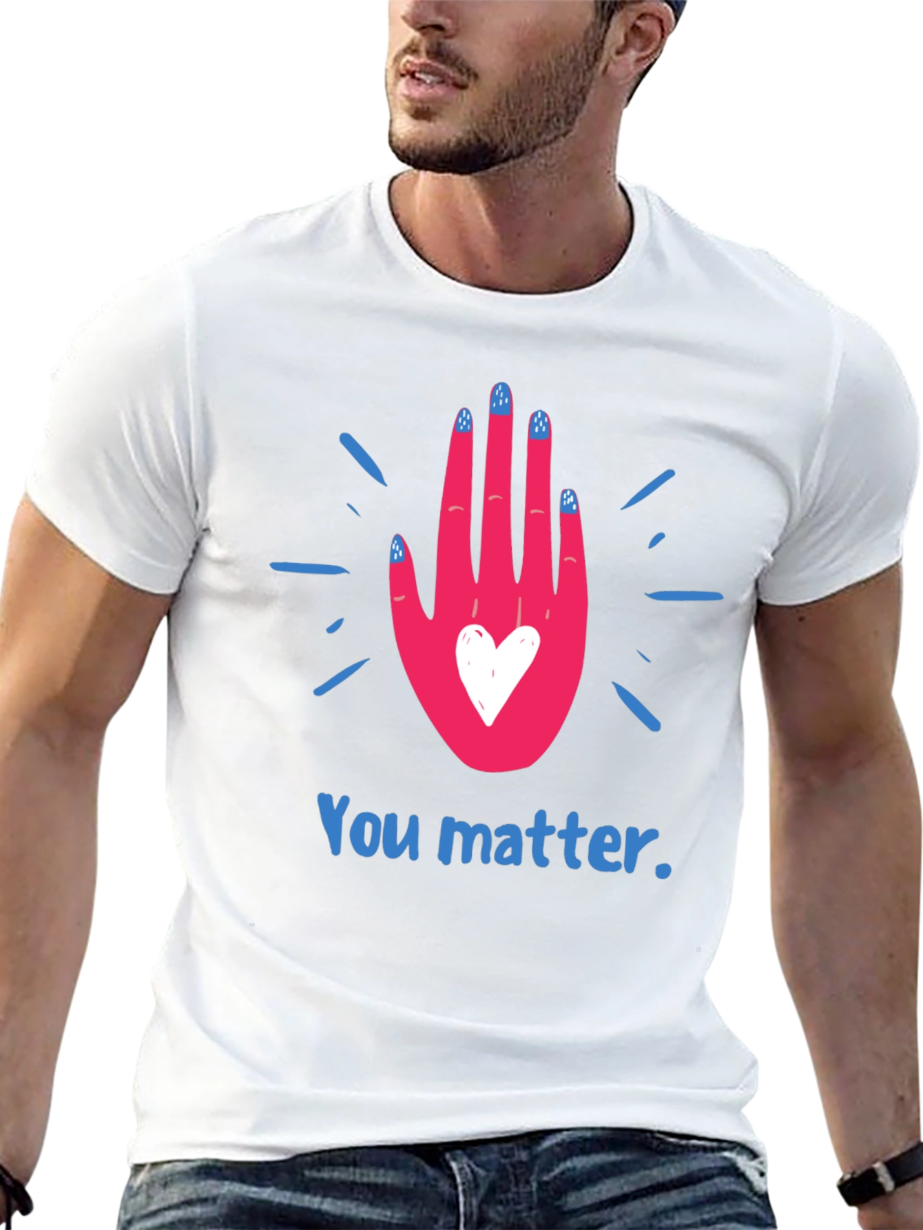 Black You Matter T-Shirt - Positive Message Tee view 13