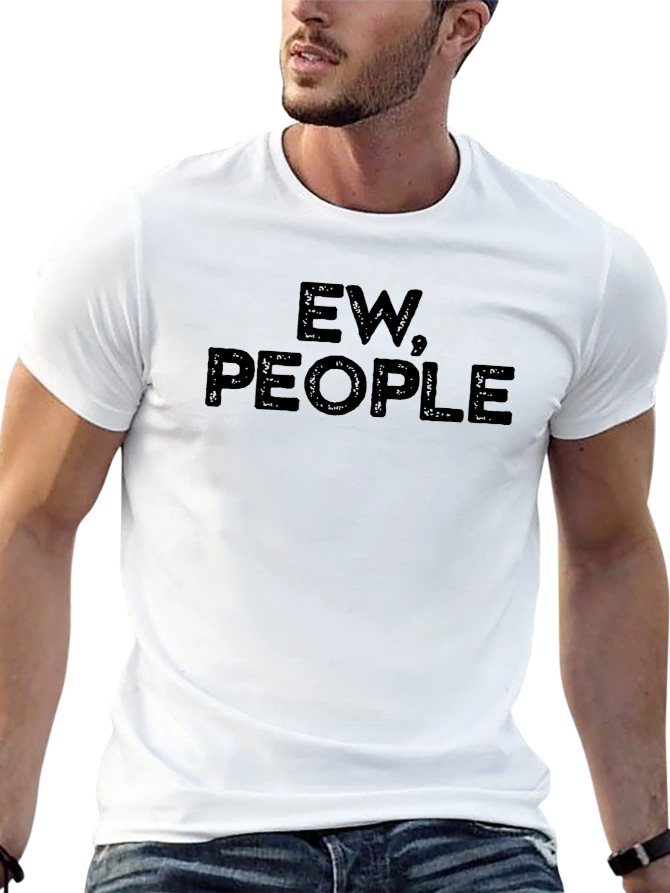 Black Ew, People Black Graphic Tee view 13