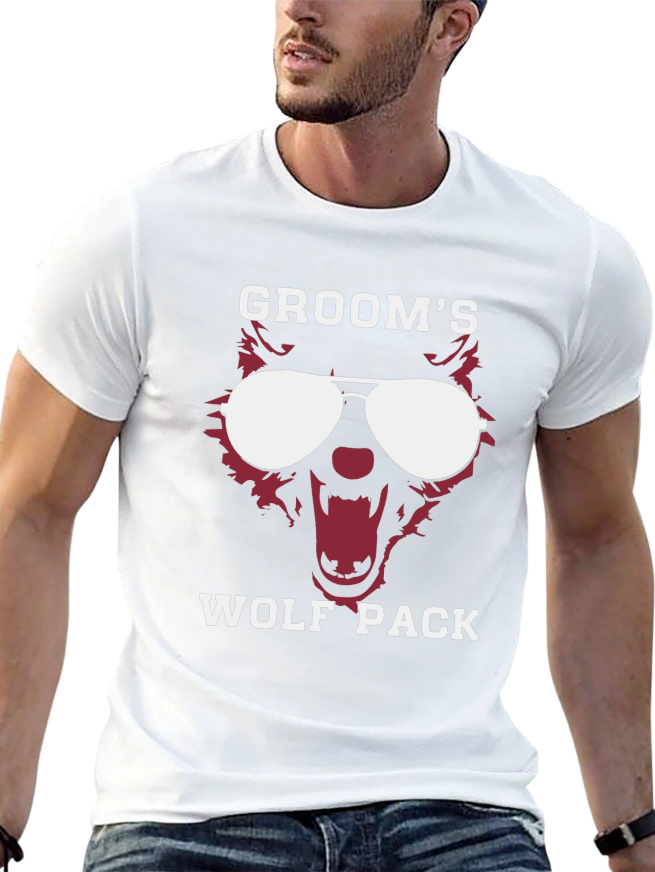 Black Groom's Wolf Pack Graphic Tee view 13