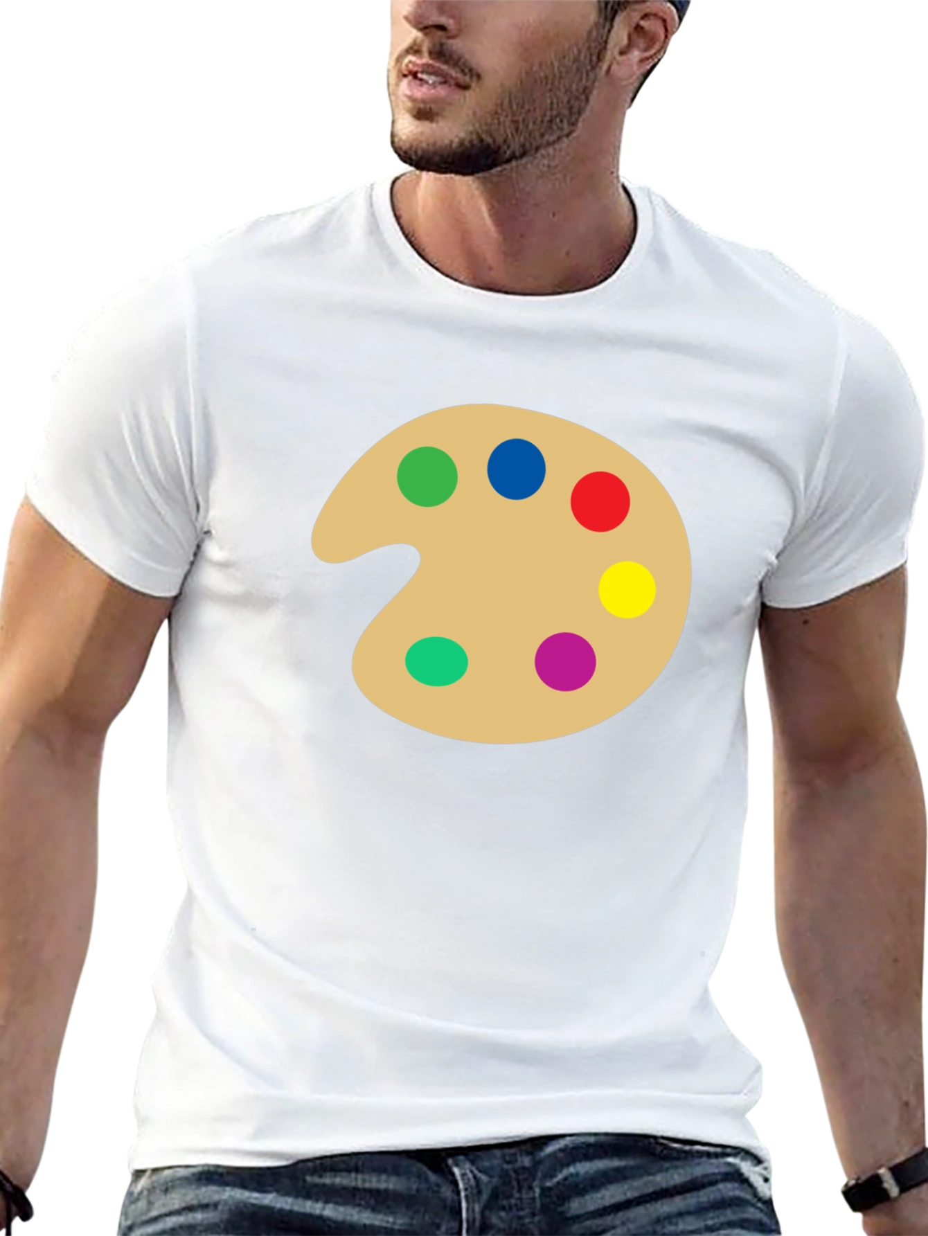 Black Artist Palette T-Shirt - Creative Design view 13