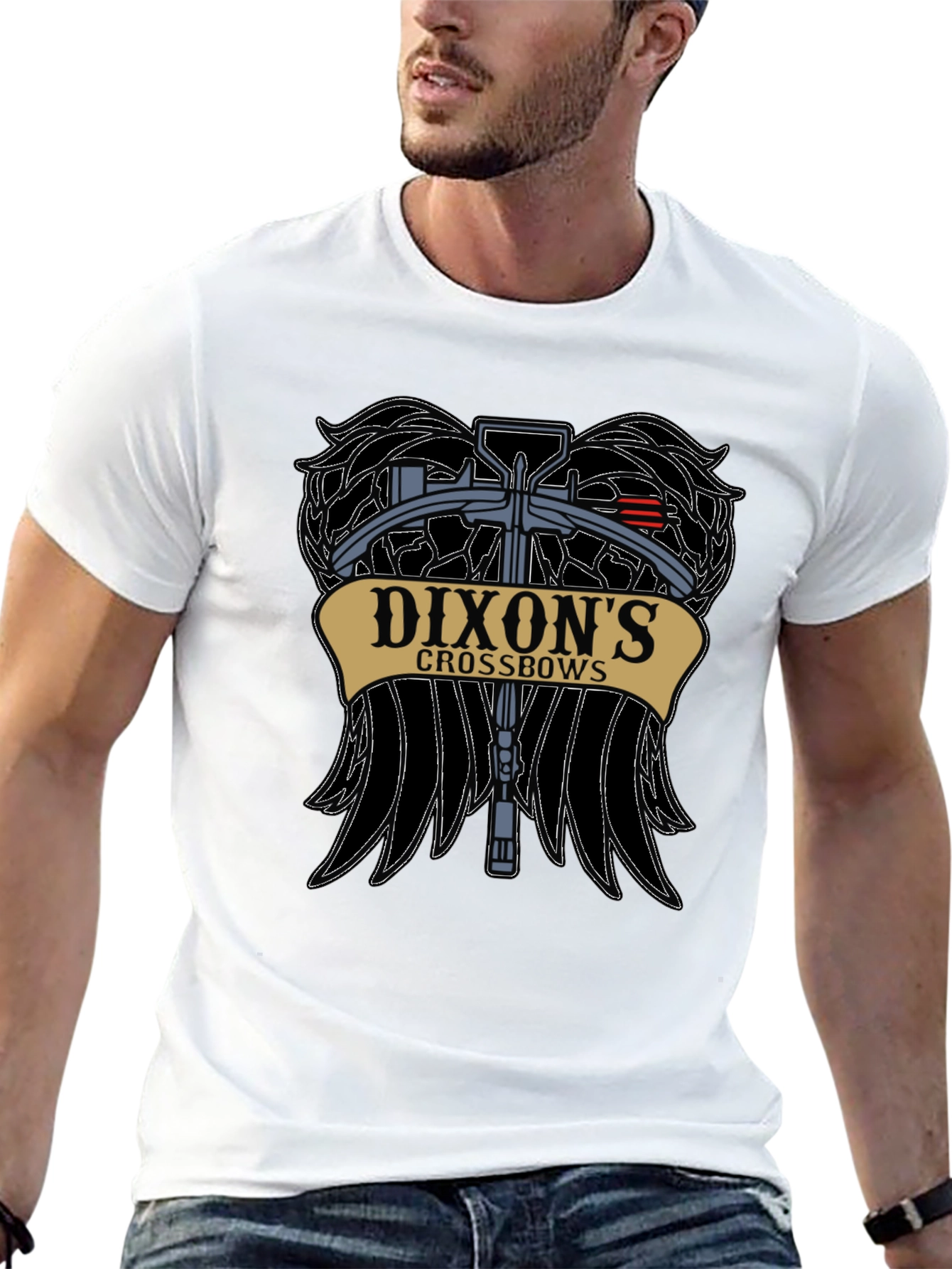 Black Dixon's Crossbows Graphic T-Shirt view 13