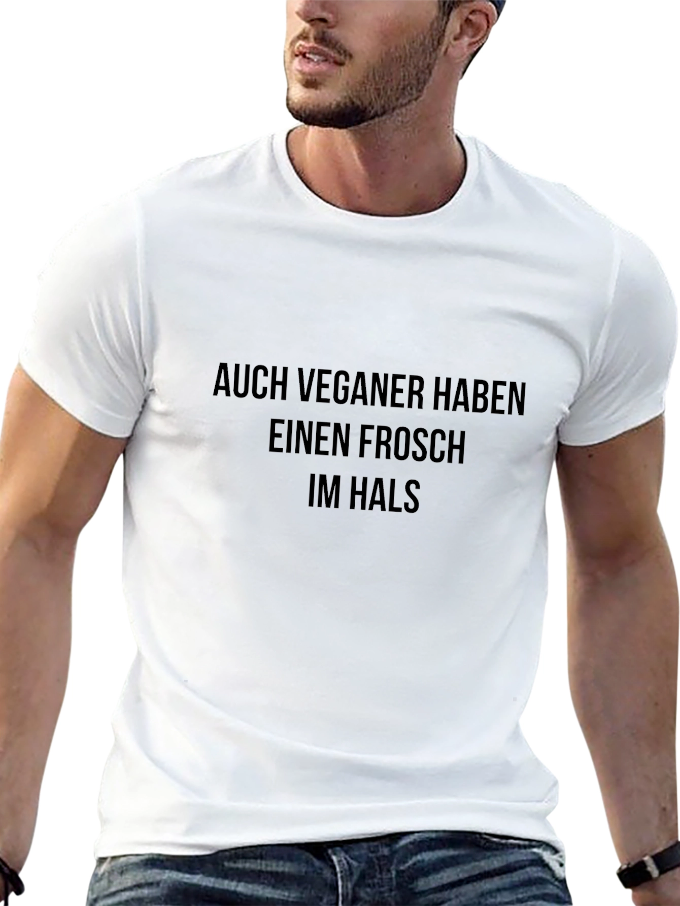 Black Vegan Frog in Throat T-Shirt view 13