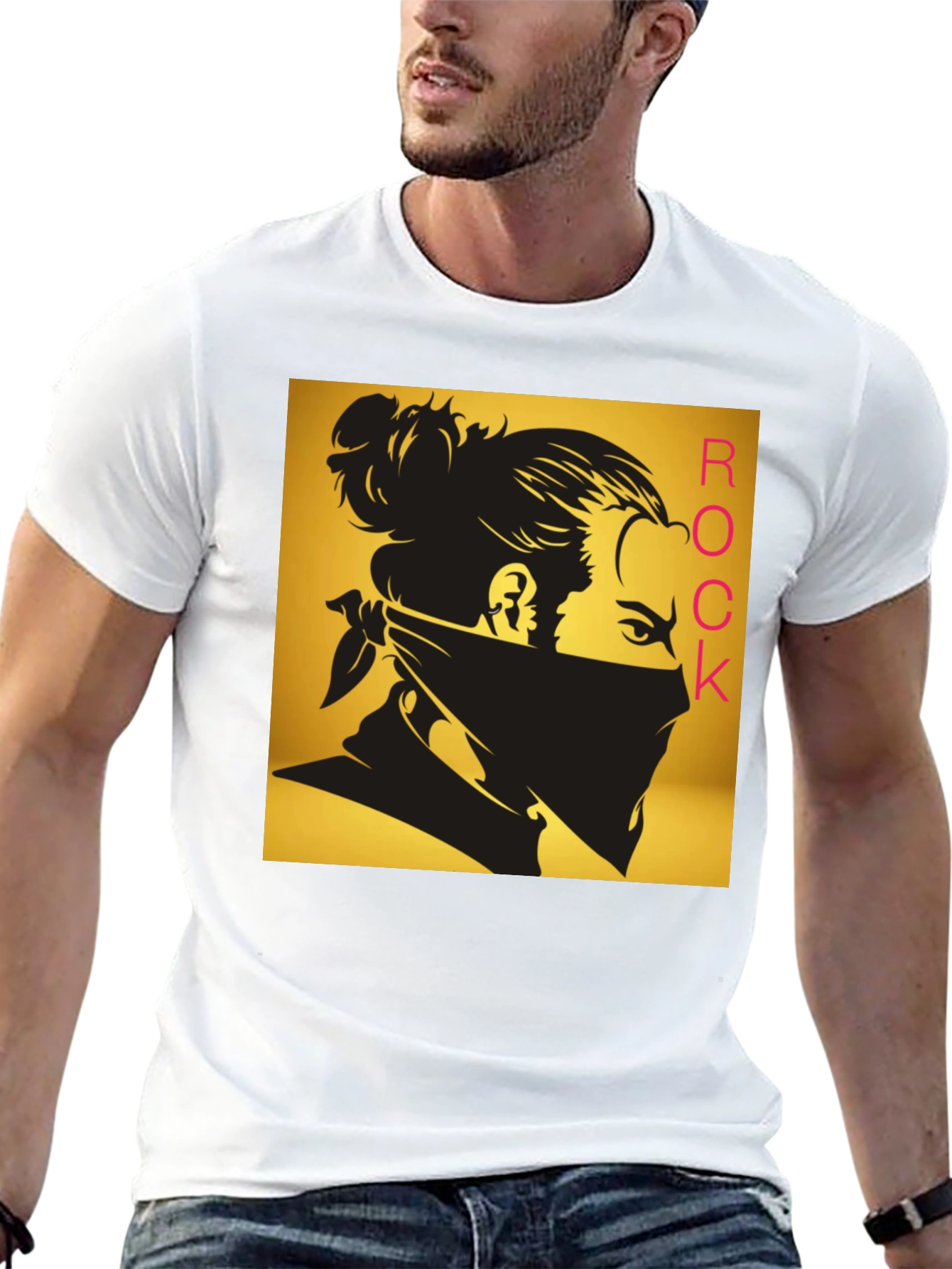 Black Rock Bandit Graphic Tee - Stylish Black T-Shirt view 13