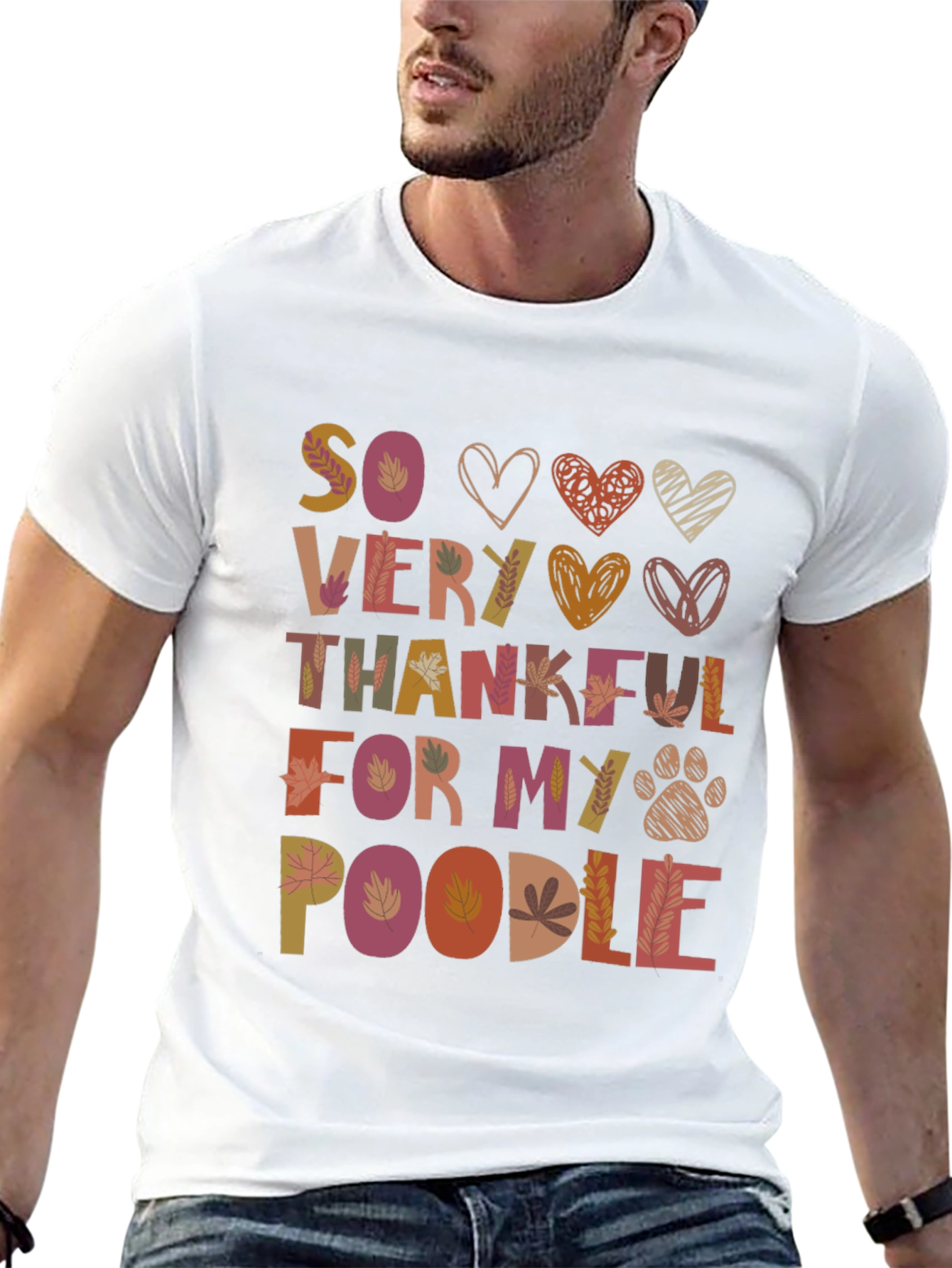 Black So Very Thankful For My Poodle Shirt view 13