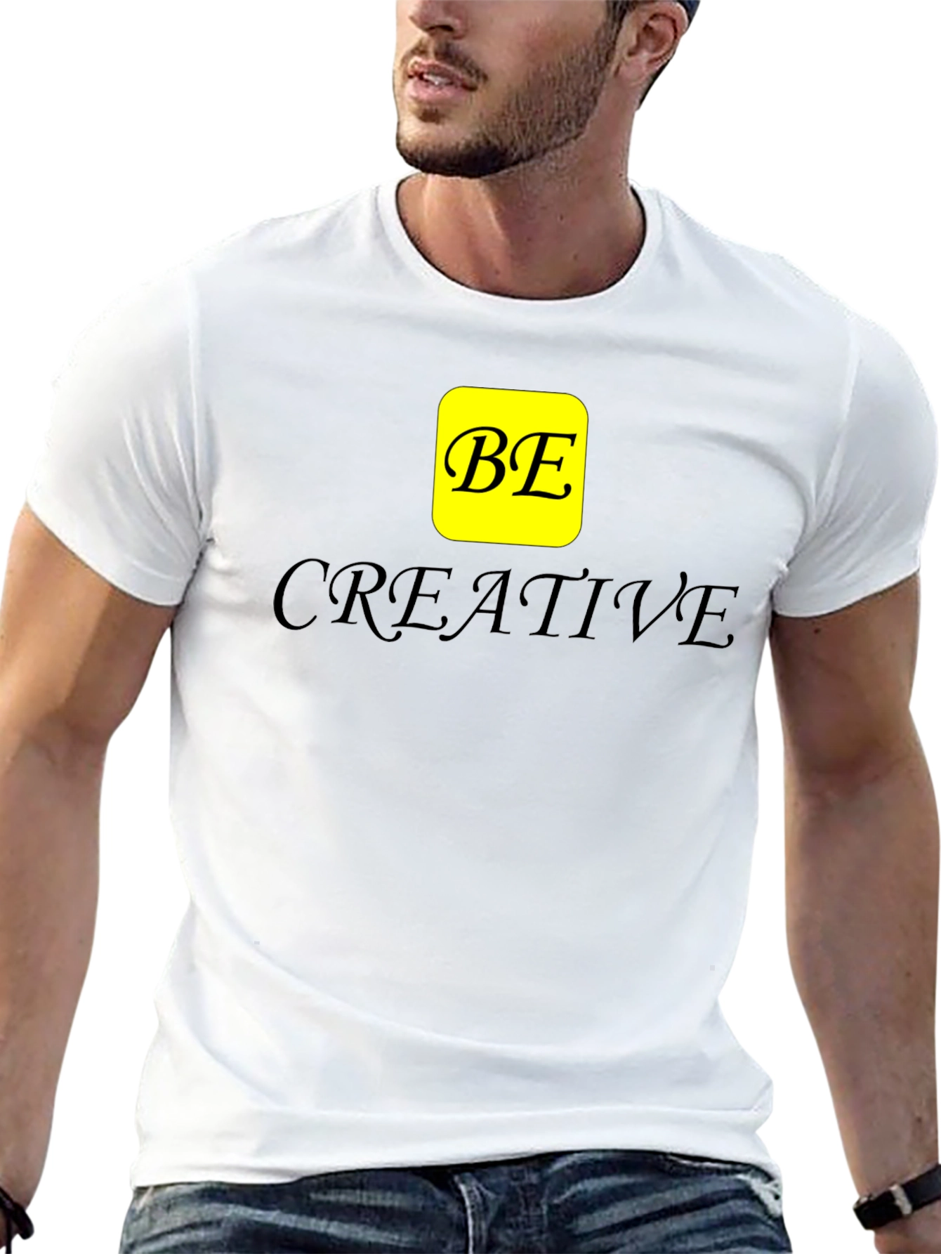 Be Creative Black T-Shirt - 13