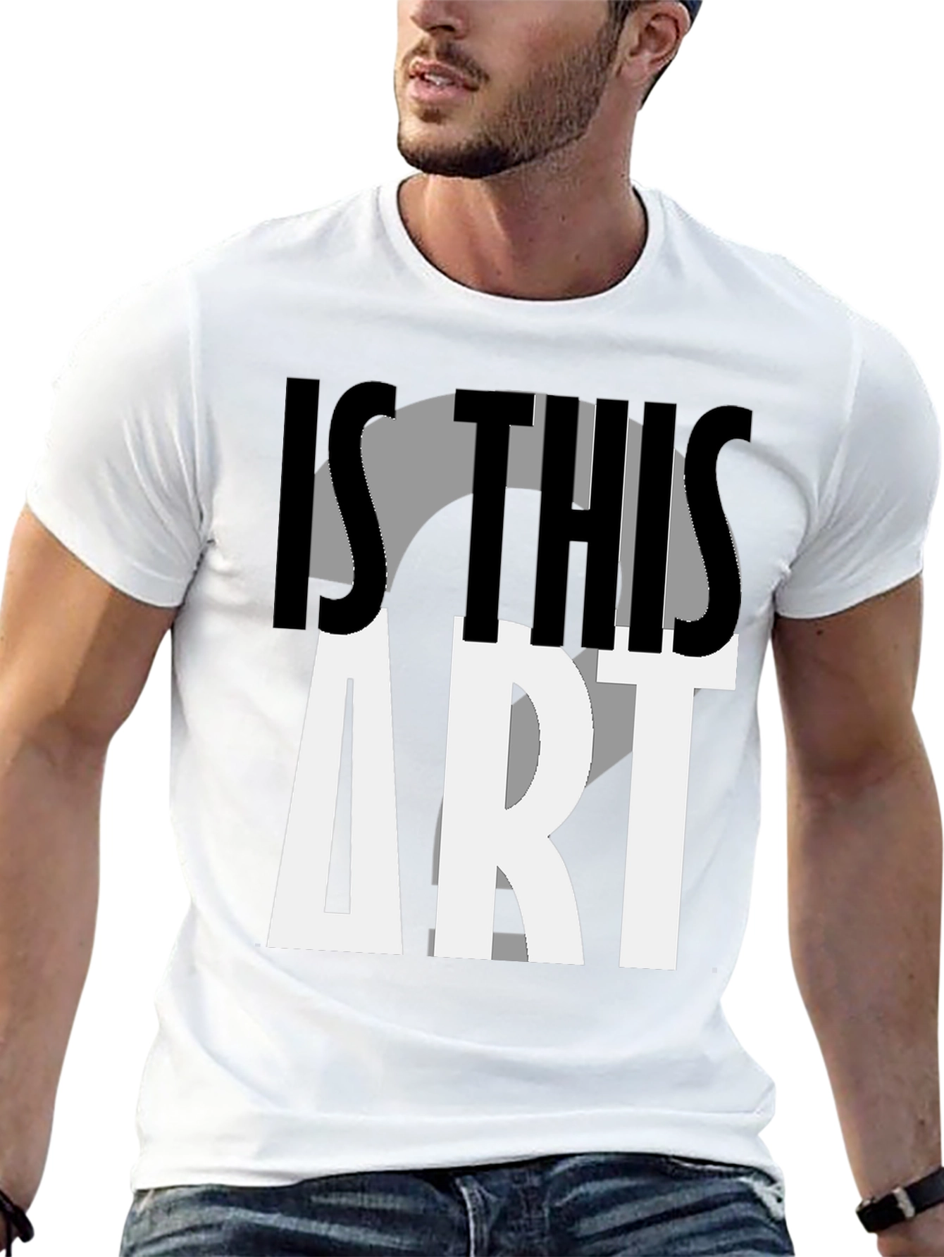 Black Is This Art? Graphic Print T-Shirt view 13