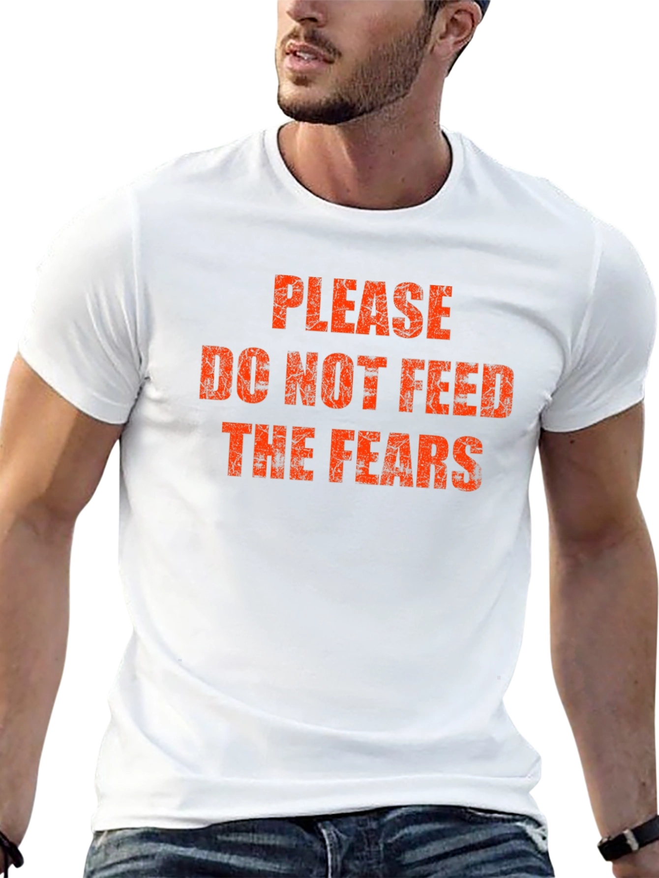 Black Please Do Not Feed The Fears T-Shirt view 13