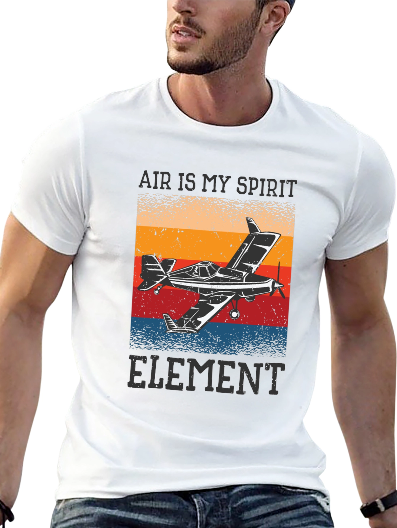 Black Air is My Spirit Element Graphic T-Shirt view 13