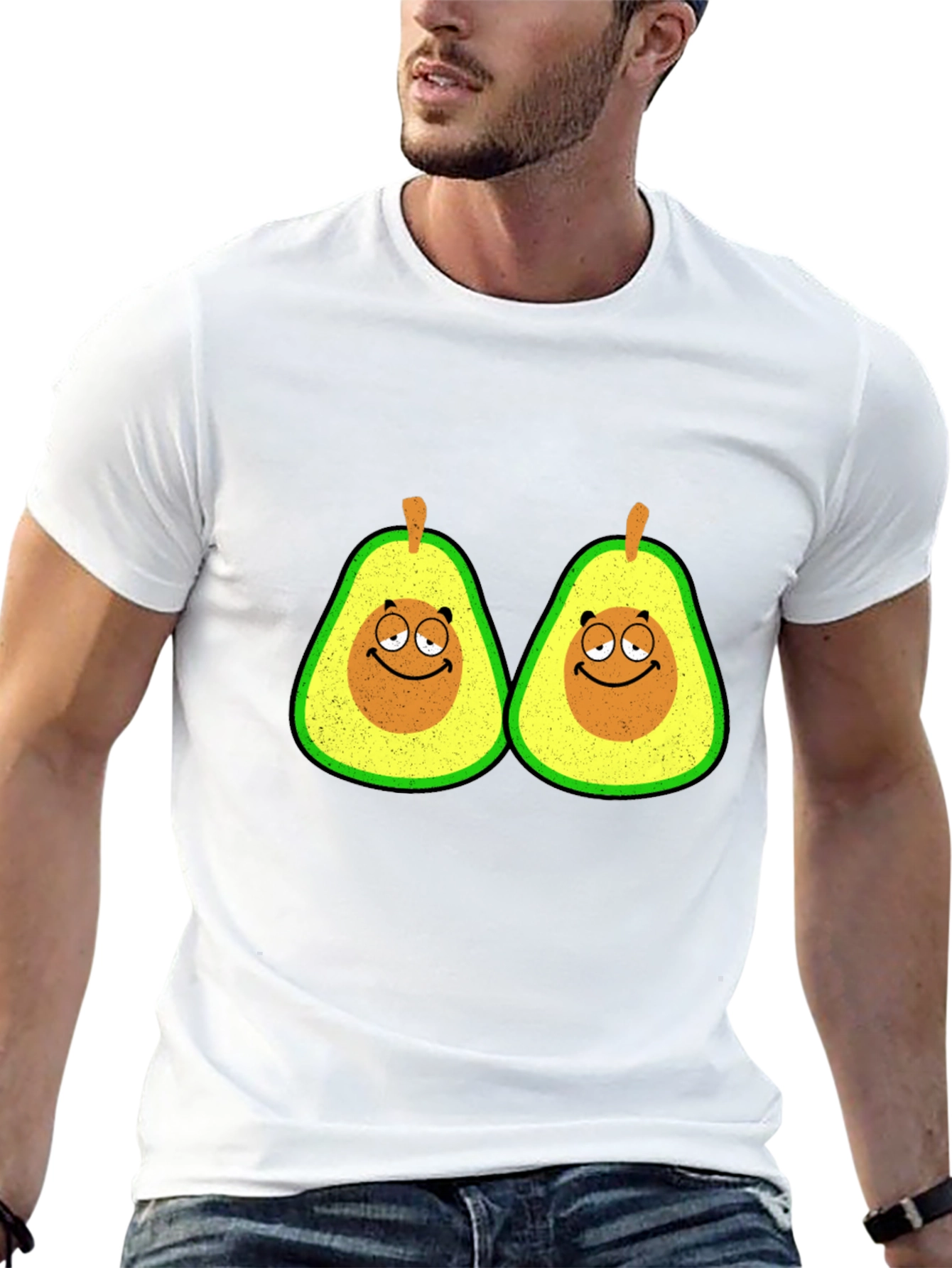 Black Avocado Graphic T-Shirt - Funny Fruit Tee view 13
