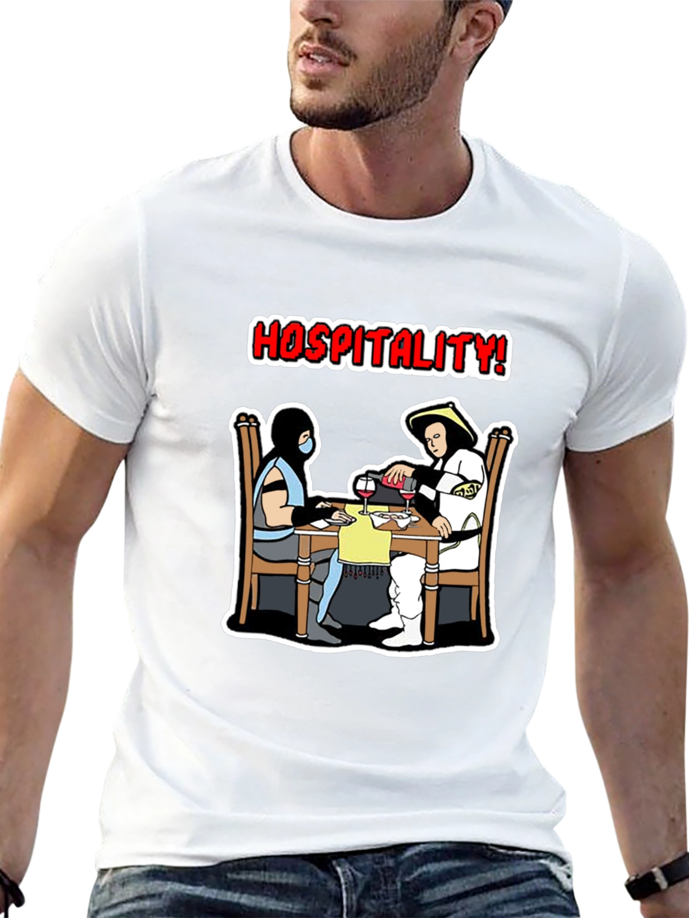 Black Hospitality Mortal Kombat T-Shirt view 13