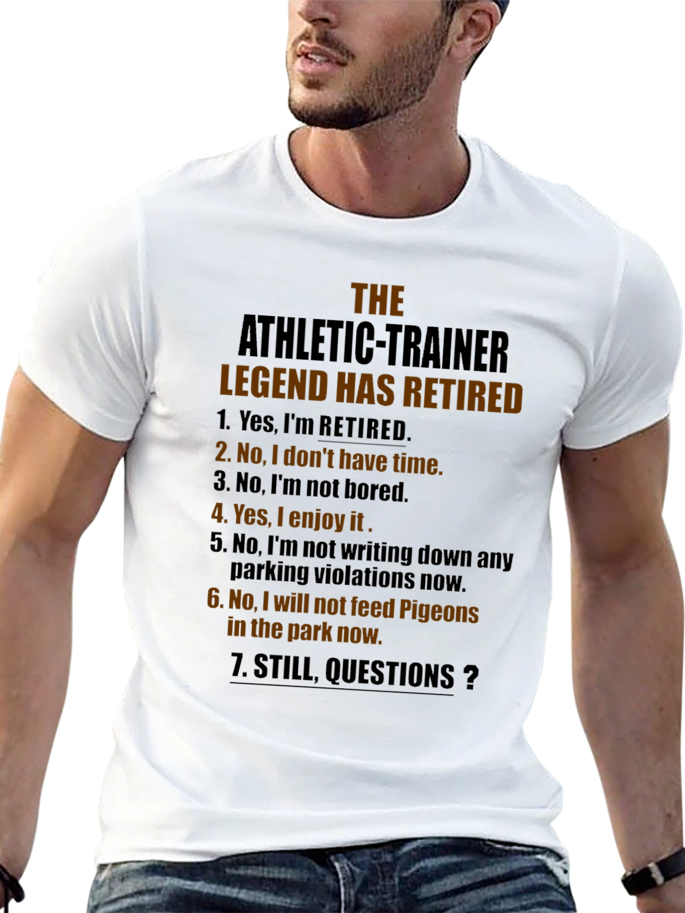Retired Athletic Trainer Legend T-Shirt - 13