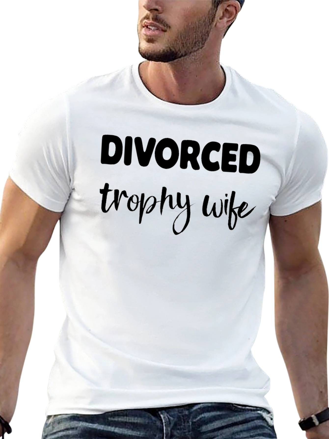 Black Divorced Trophy Wife Graphic Tee view 13
