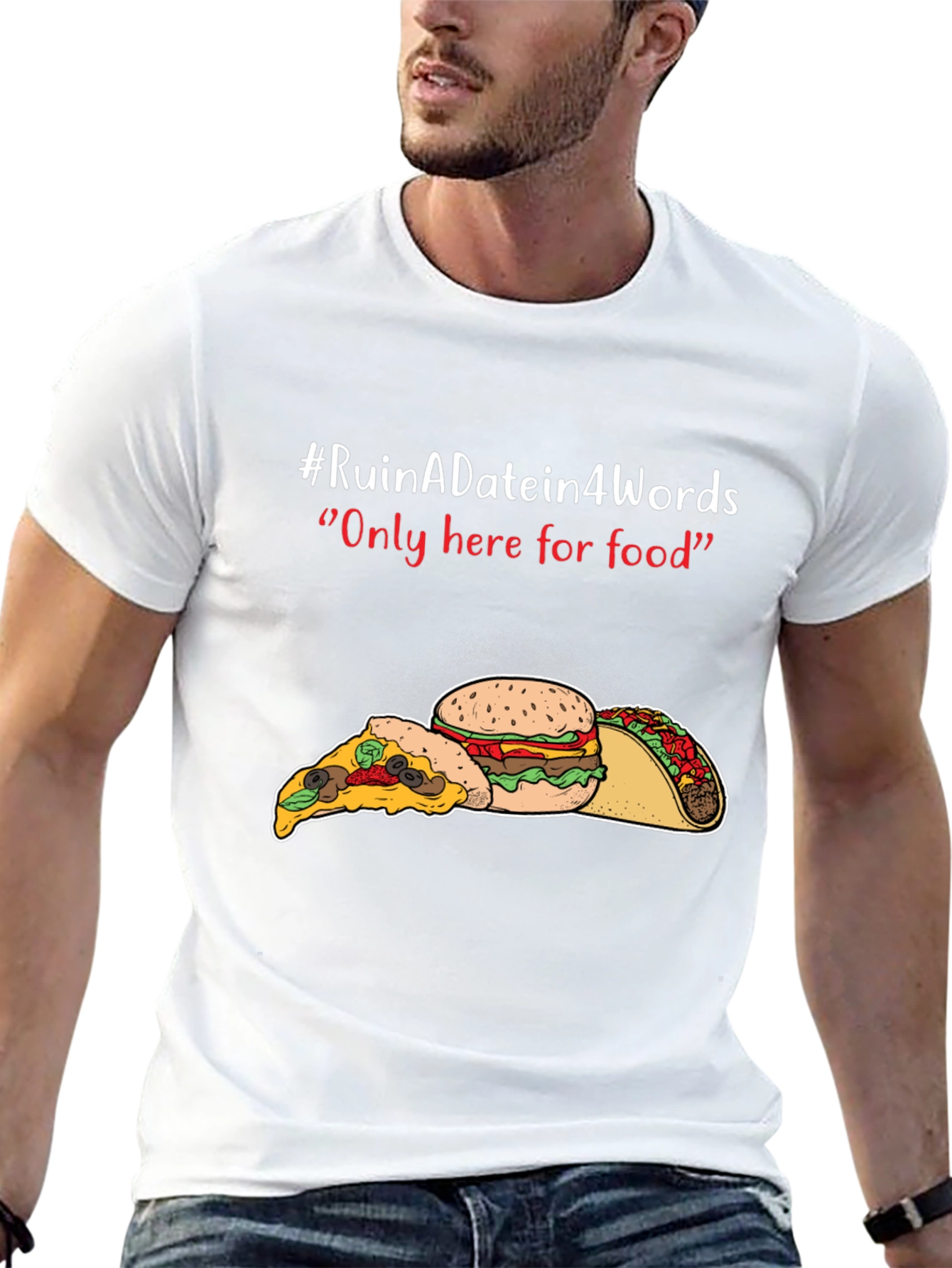 Black Ruin A Date Funny Food T-Shirt view 13