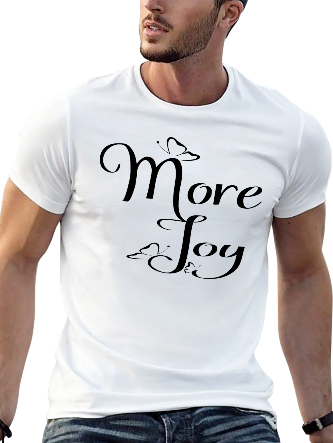 Black More Joy Graphic Tee - Black T-Shirt view 13