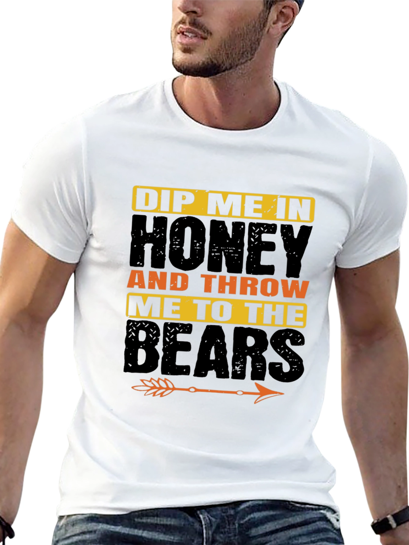 Black Dip Me In Honey T-Shirt view 13