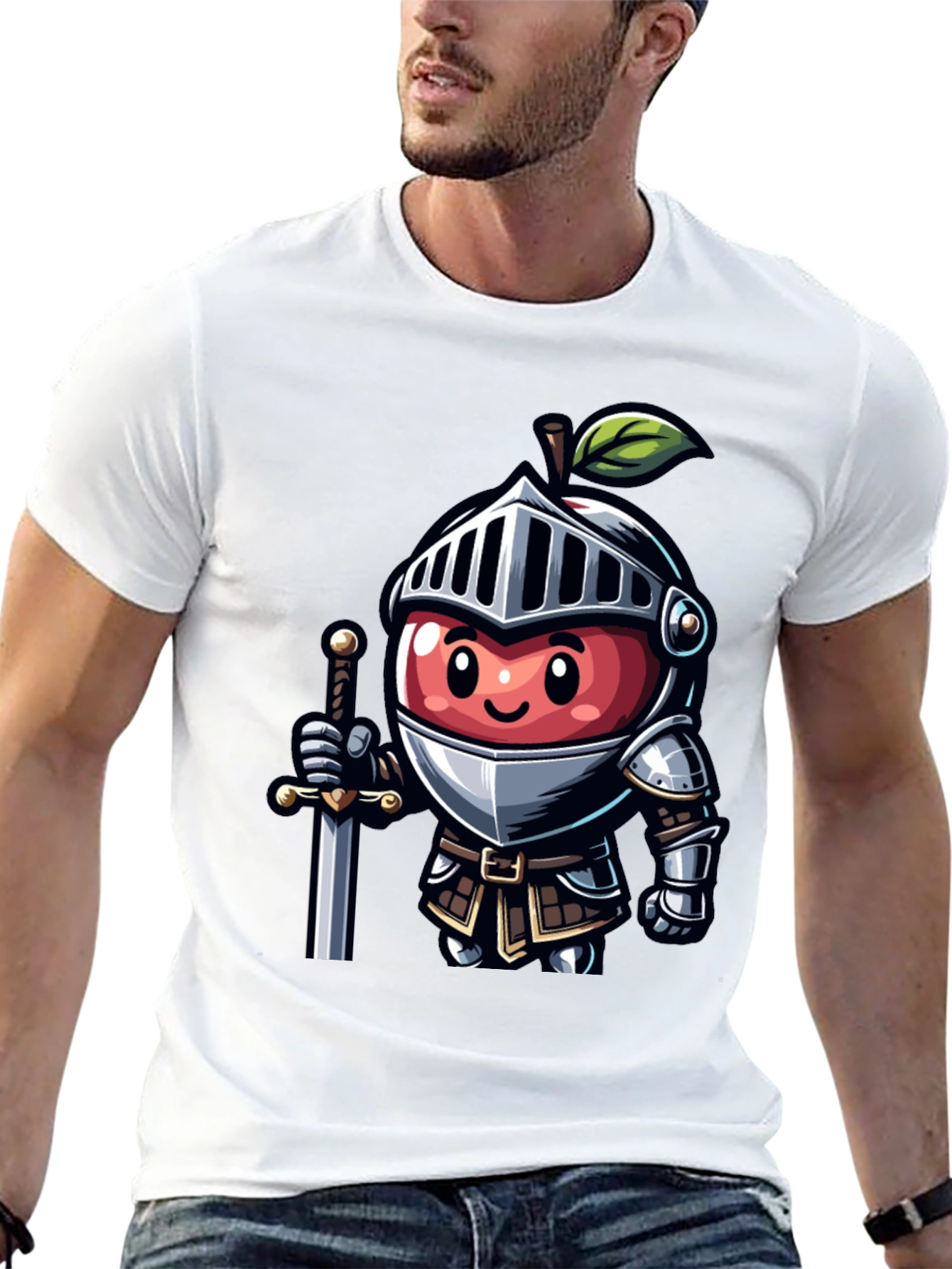 Black Apple Knight T-Shirt view 13