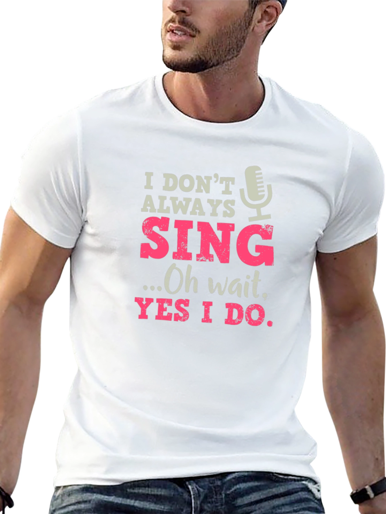 Black Singing Lover T-Shirt - Funny Singer Tee view 13