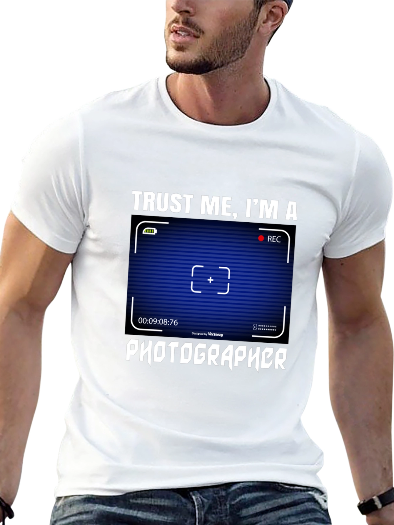 Black Trust Me I'm a Photographer Black T-Shirt view 13