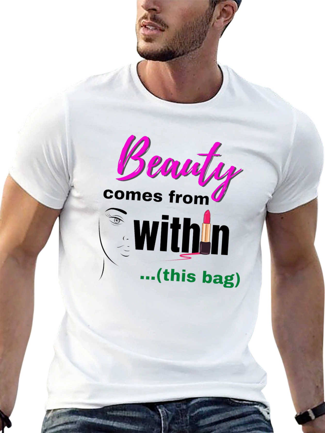 Black Beauty Comes From Within Graphic T-Shirt view 13