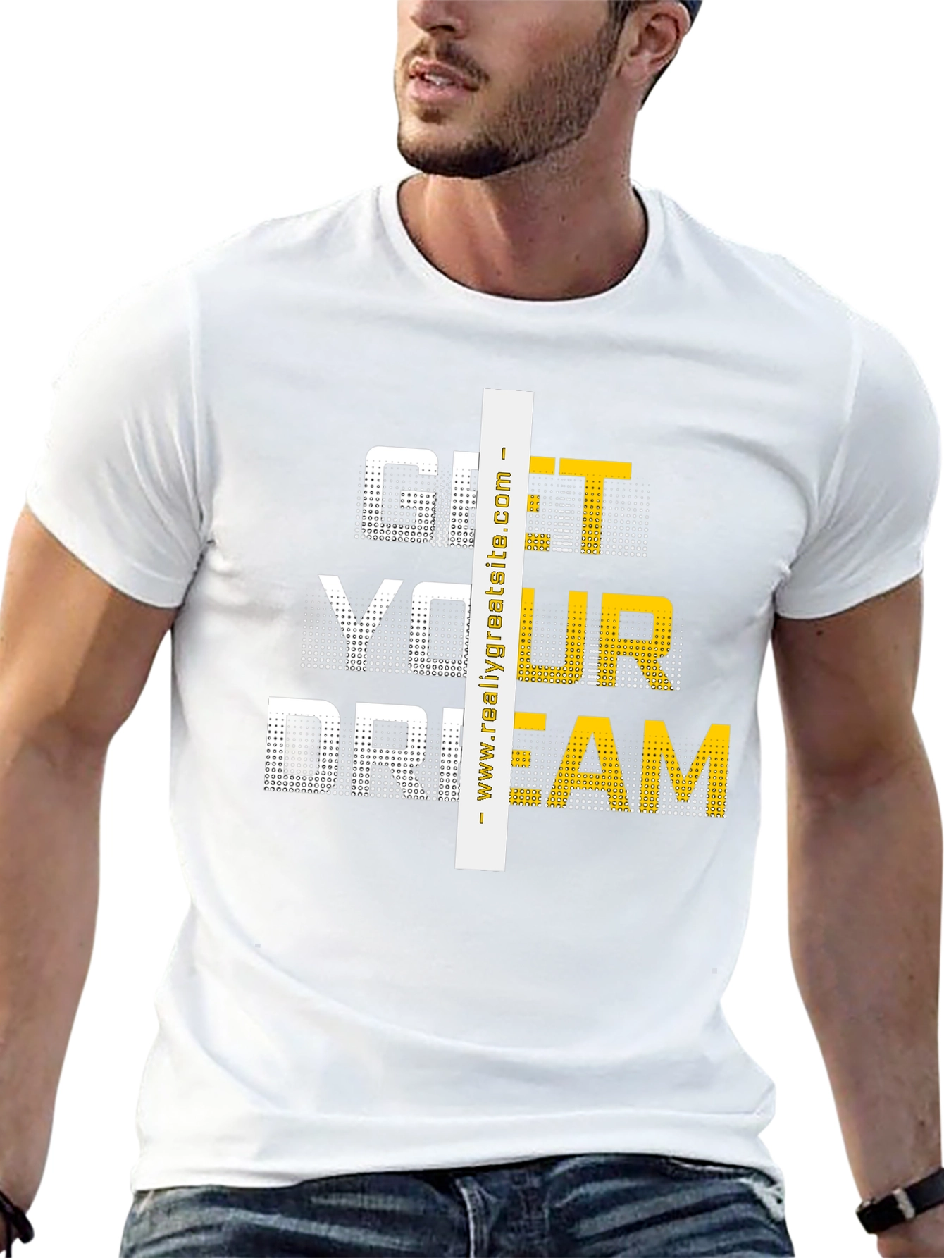 Black Get Your Dream Graphic Tee - Black Casual T-Shirt view 13