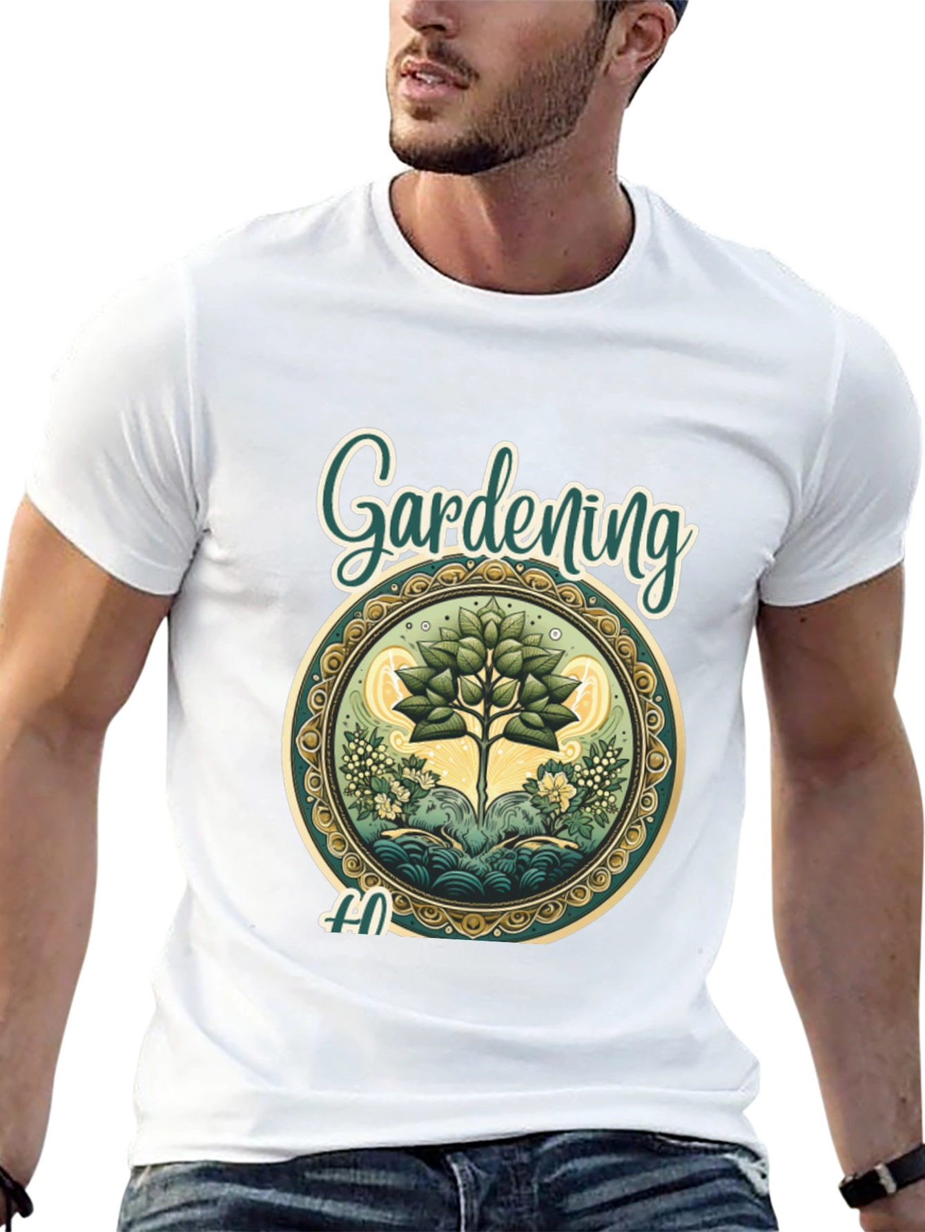Black Gardening T-Shirt: Nature Lover's Tee view 13