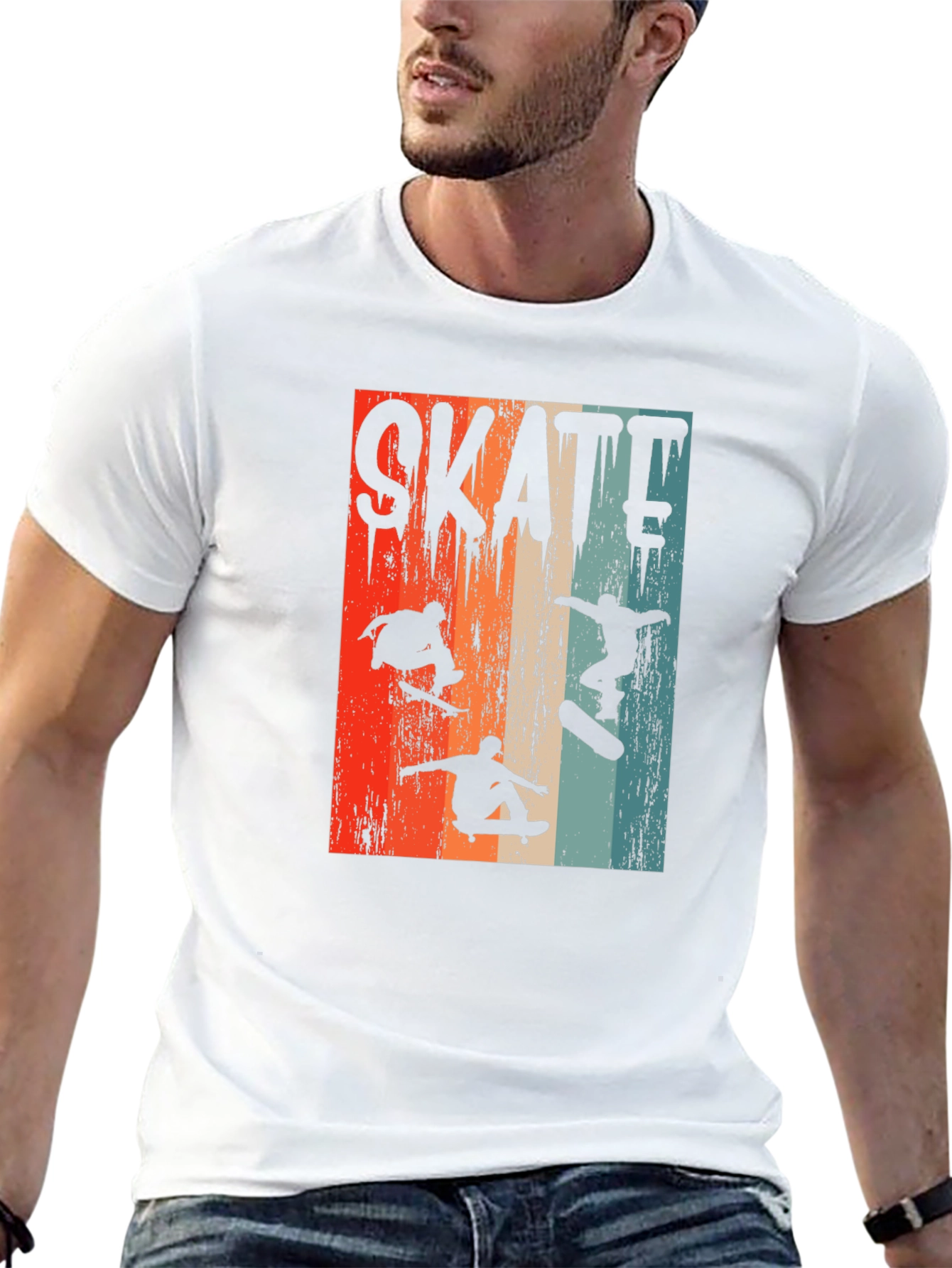Vintage Skate T-Shirt - Retro Skateboard Design - 13