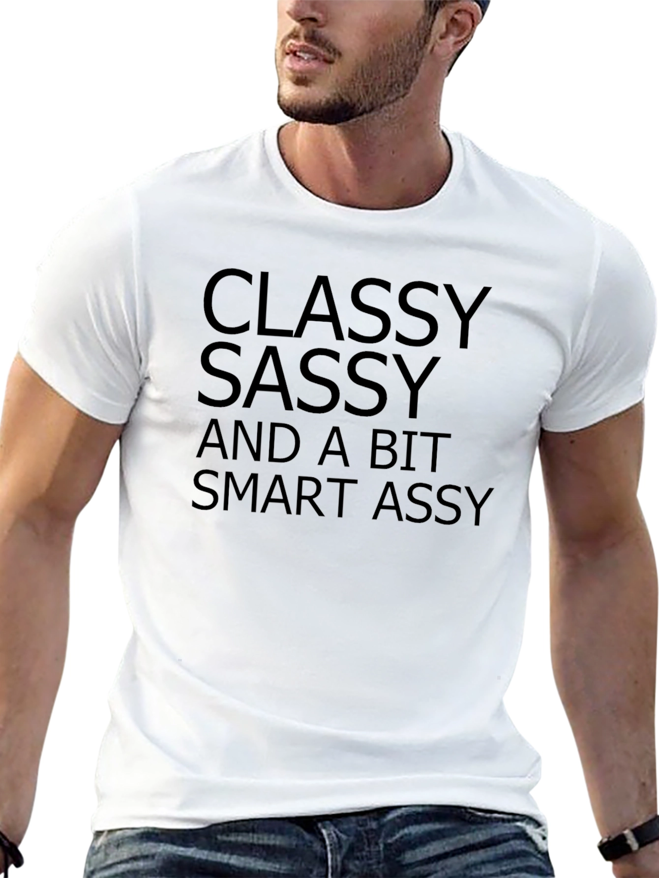Black Classy Sassy Smart Assy T-Shirt - Unisex view 13