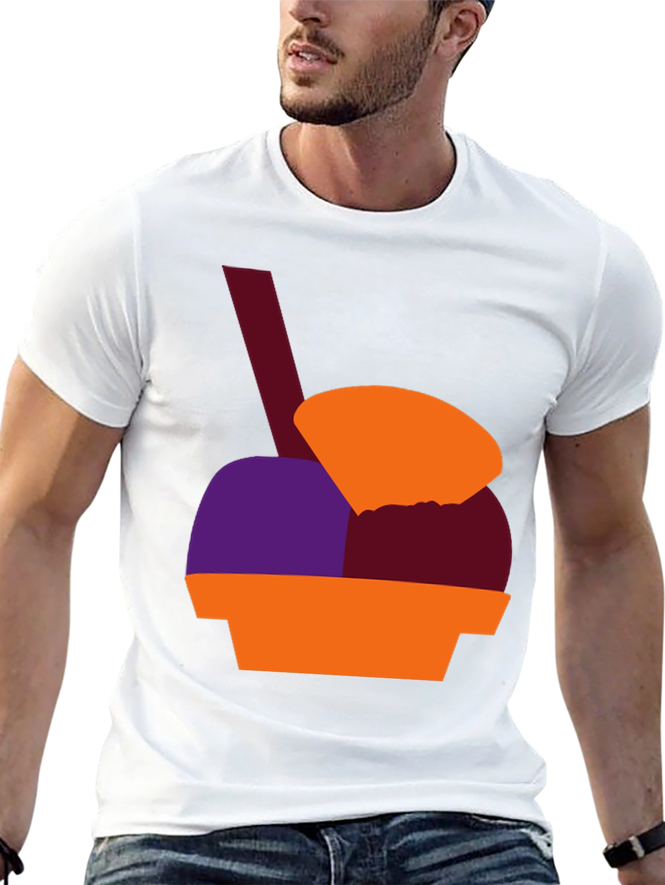 Black Fun Ice Cream Graphic Tee - Stylish and Unique Design view 13