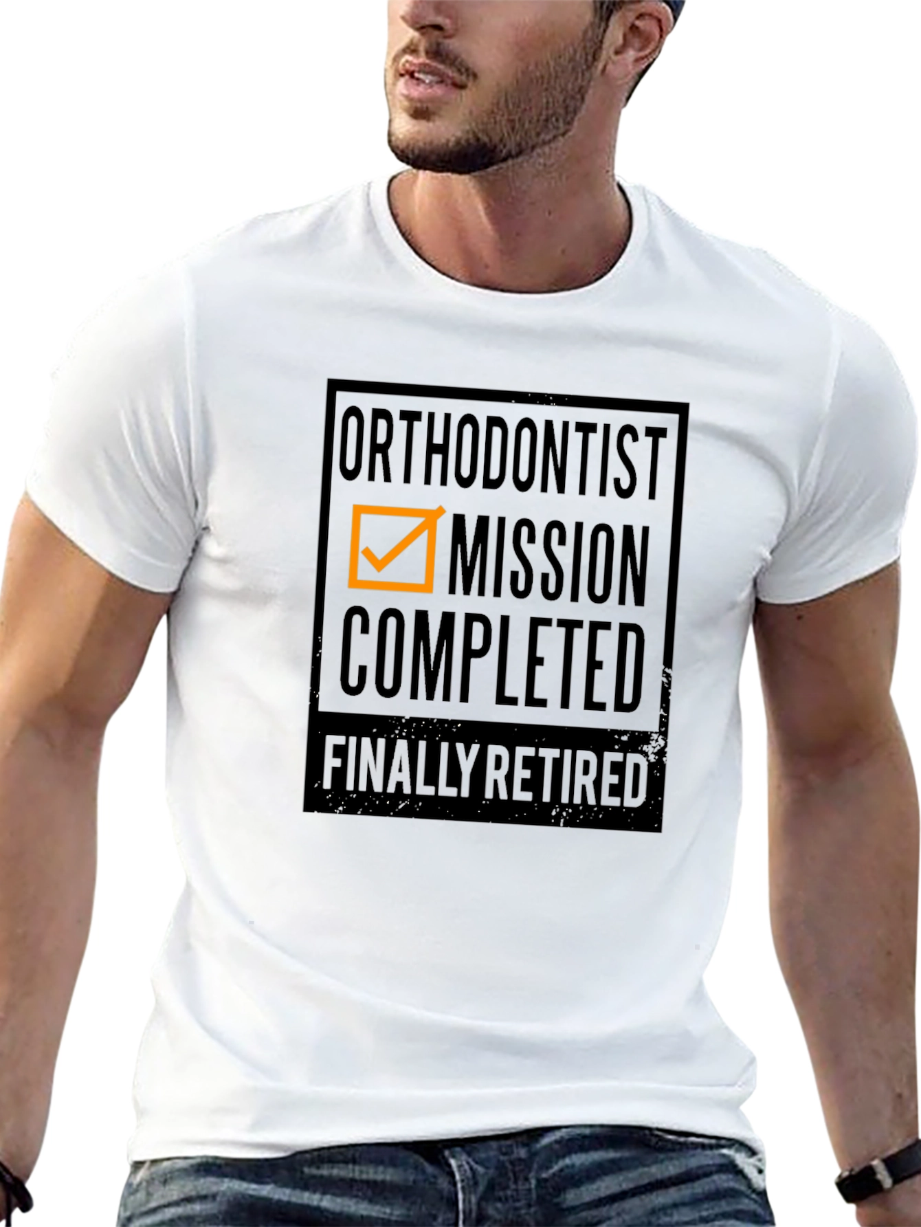 Black Orthodontist Mission Completed Retired T-Shirt view 13