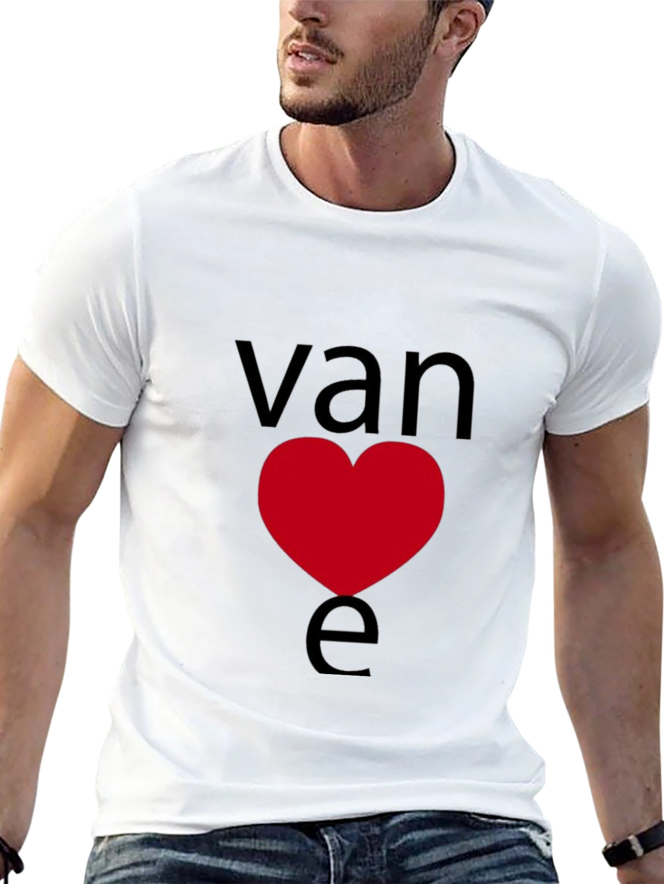Black Van Love - Graphic T-Shirt - Short Sleeve Crew Neck view 13
