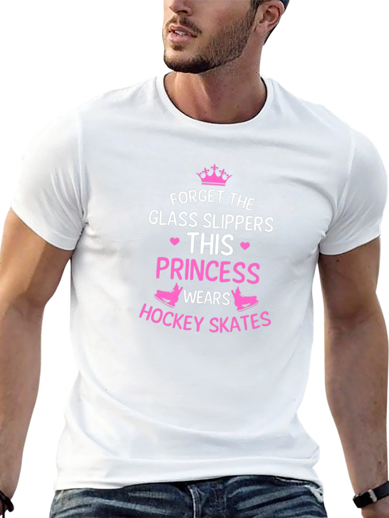 Black Hockey Princess Graphic T-Shirt view 13