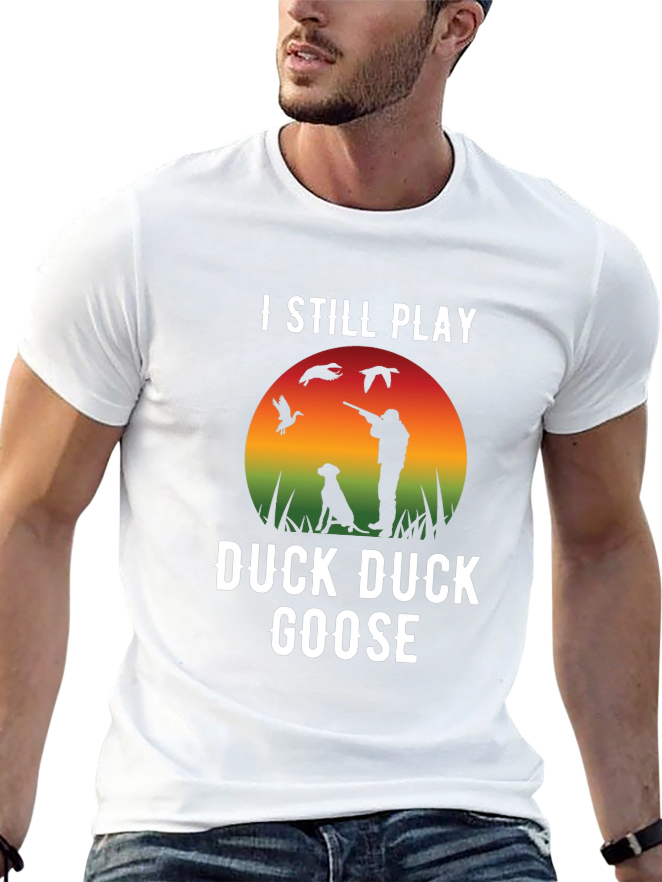 Black Duck Duck Goose Hunting T-Shirt view 13