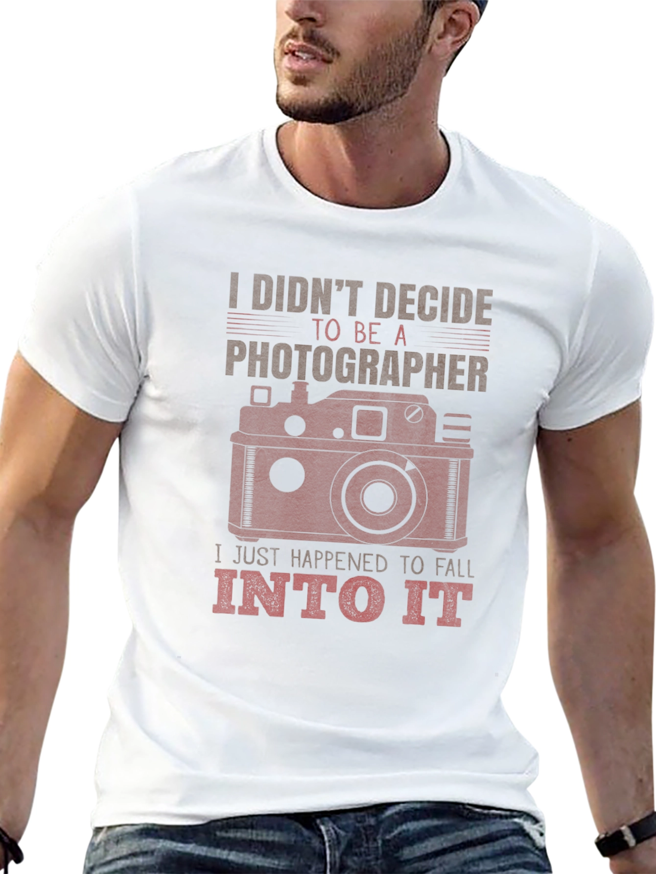 Black Photographer Graphic Tee - I Didn't Decide, I Fell Into It view 13