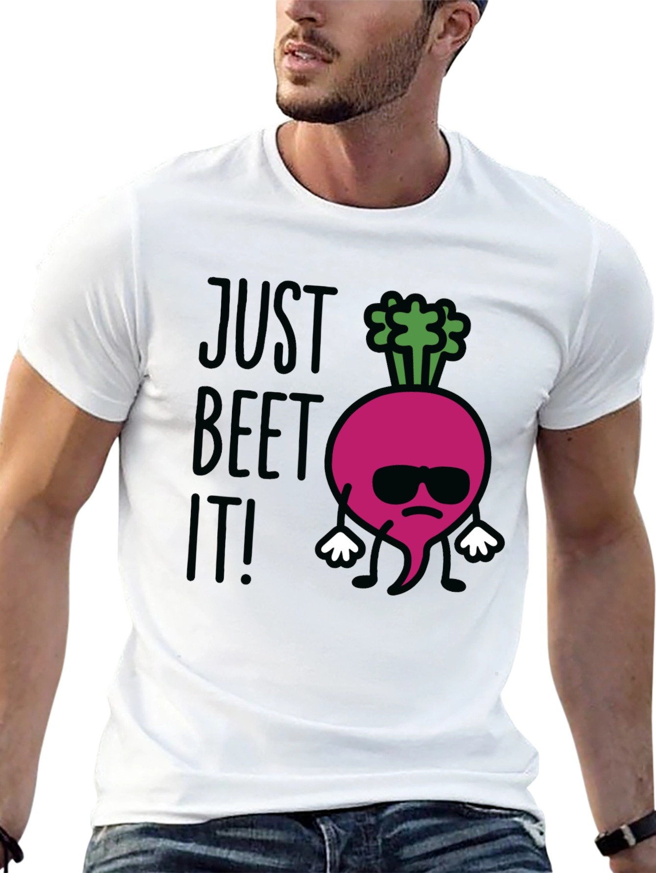 Just Beet It! Funny Graphic T-Shirt - 13