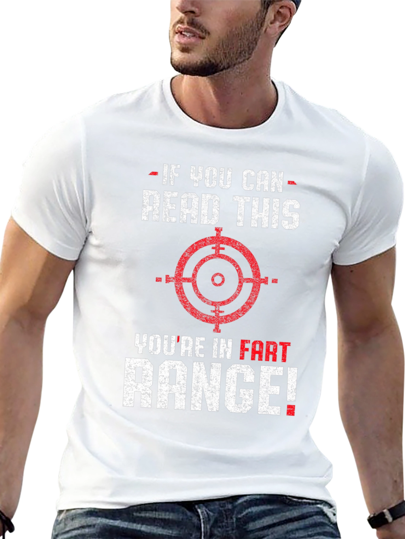 Black Funny Fart Range Graphic Tee view 13