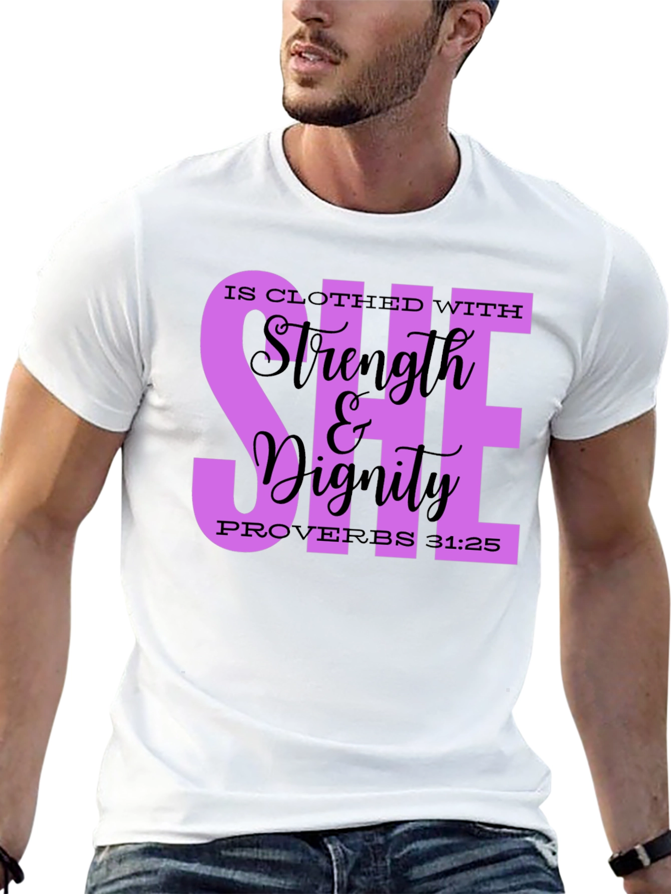 Strength & Dignity Women's Christian T-Shirt - 13