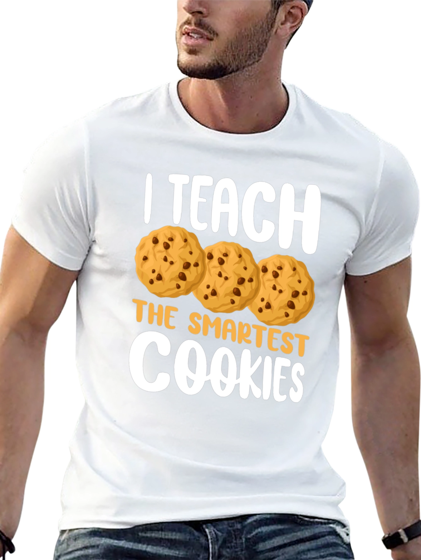 Black I Teach The Smartest Cookies T-Shirt view 13