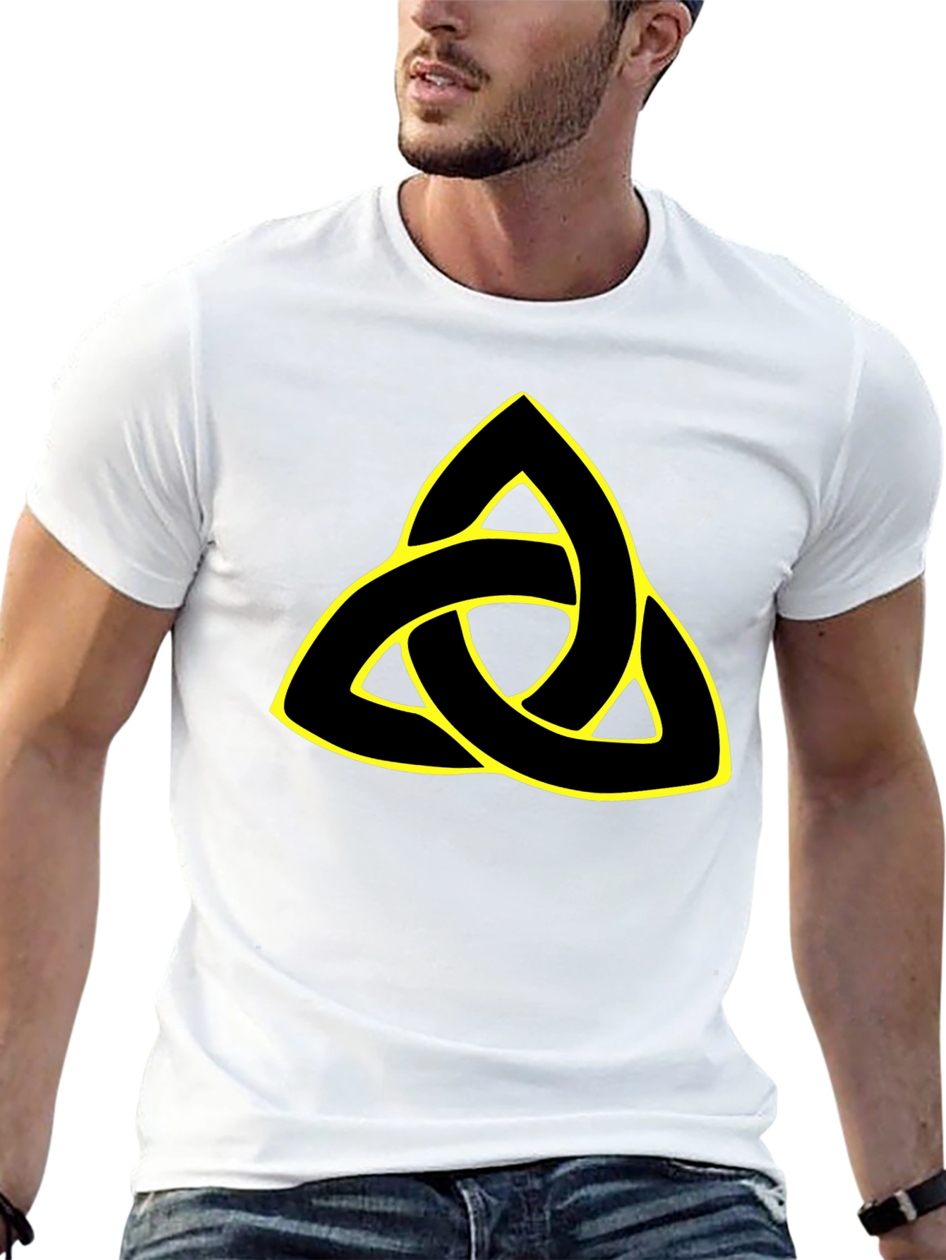 Black Celtic Knot Black T-Shirt view 13