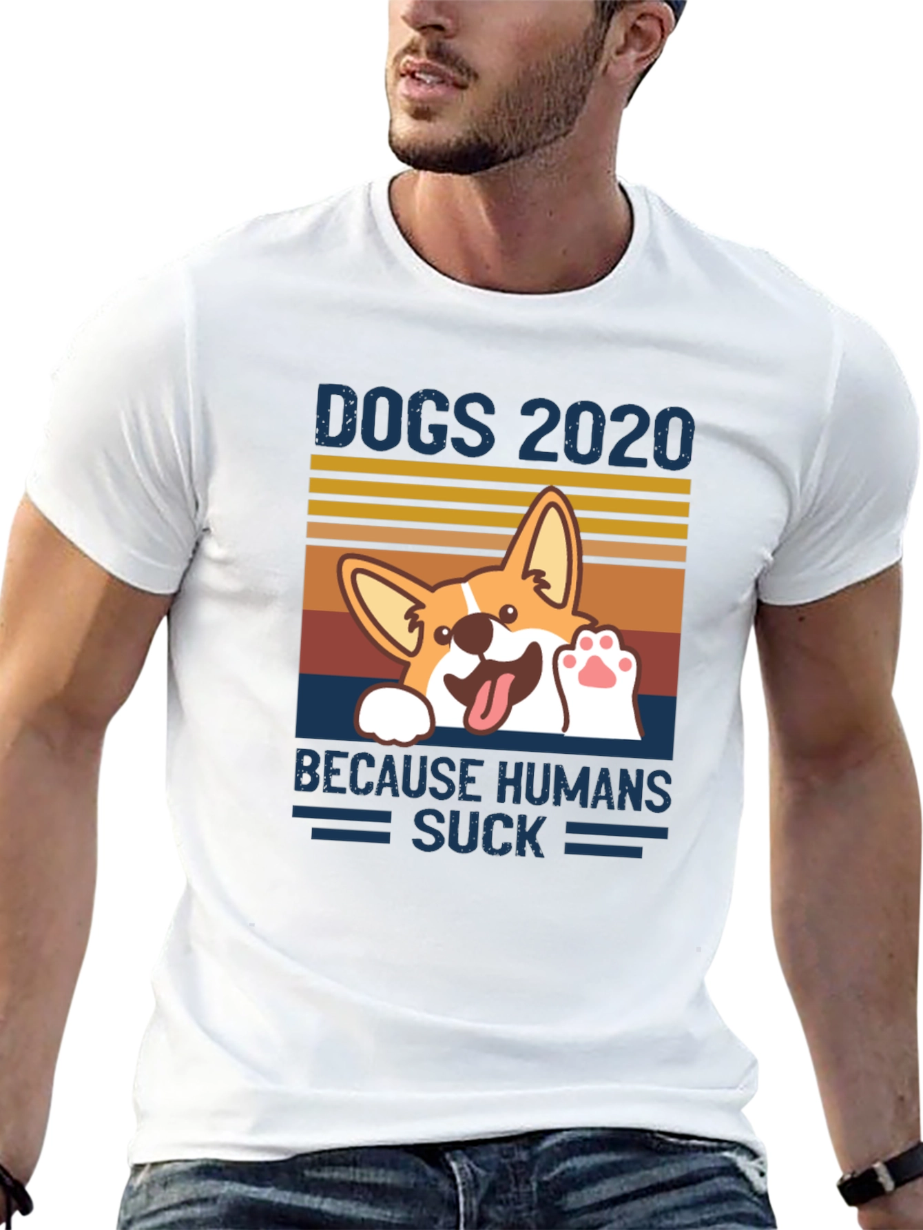 Black Dogs 2020 Graphic Tee - Because Humans Suck view 13
