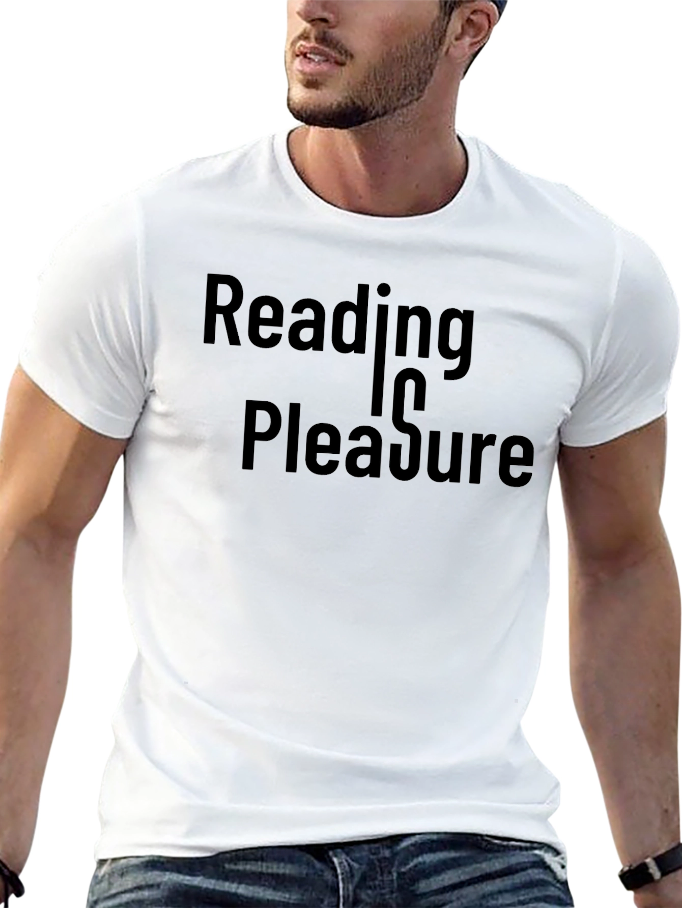 Black Reading is Pleasure T-Shirt view 13