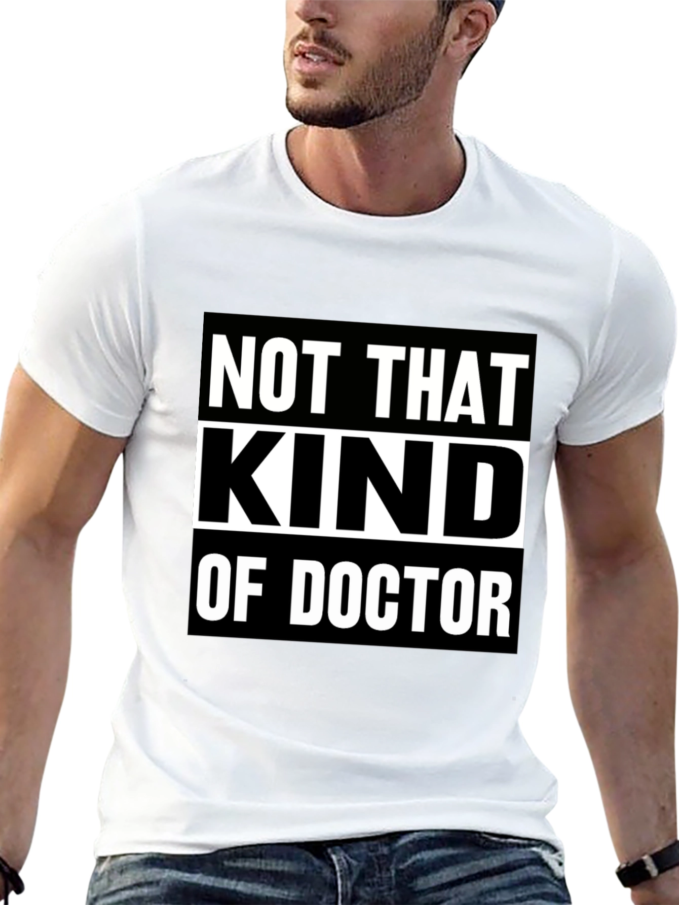 Black Not That Kind Of Doctor T-Shirt view 13