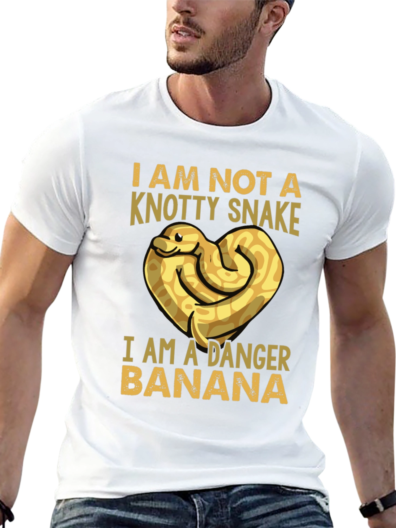 Black Danger Banana Snake T-Shirt - Funny Pet Lover Tee view 13